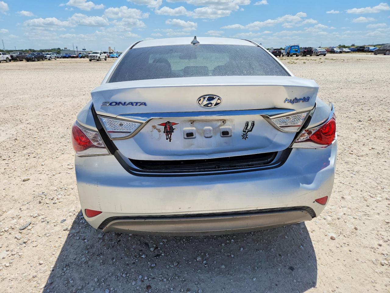 2012 Hyundai Sonata Hybrid Silver vin: KMHEC4A48CA059927
