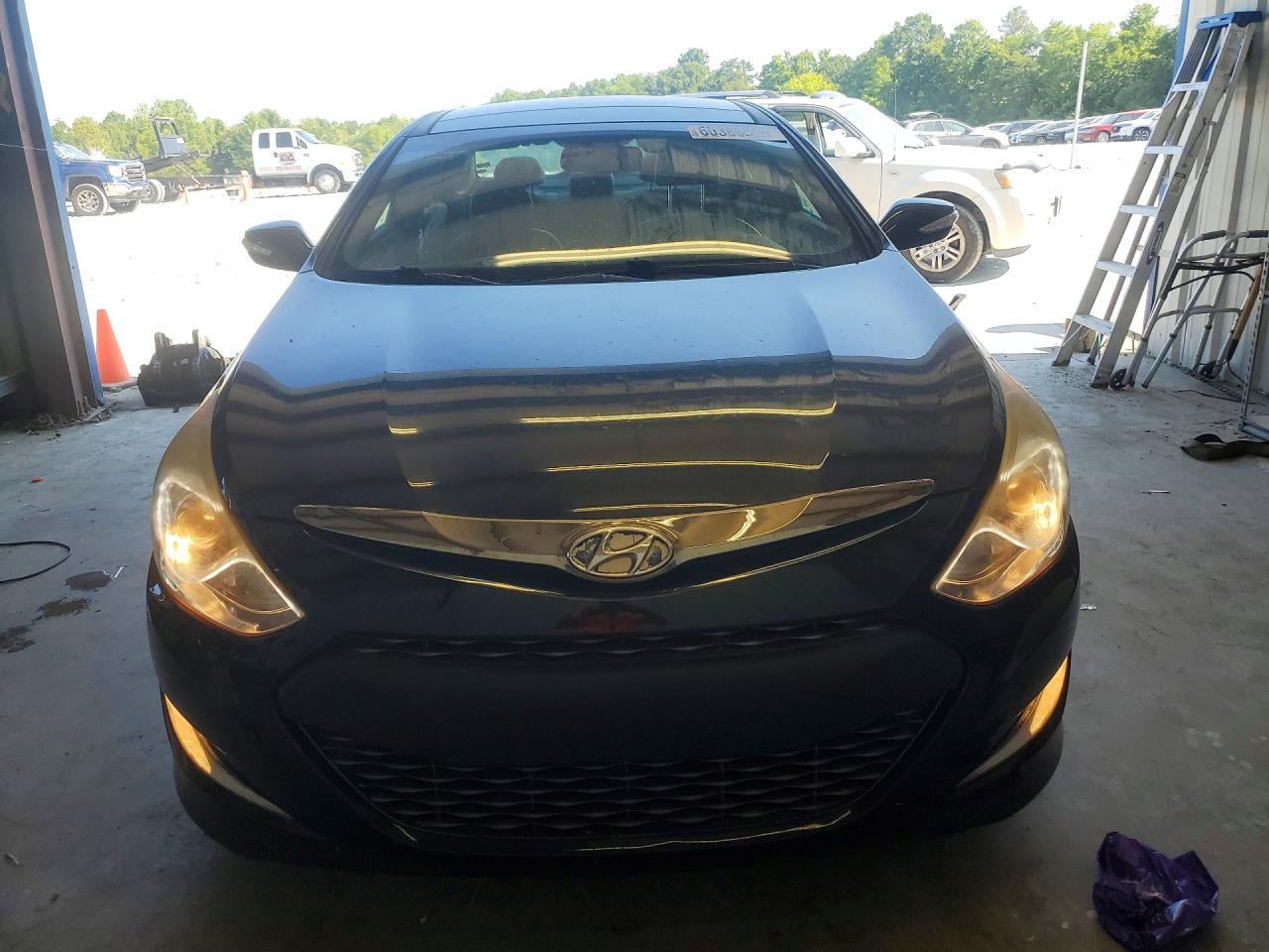 2013 Hyundai Sonata Hybrid Black vin: KMHEC4A48DA067379