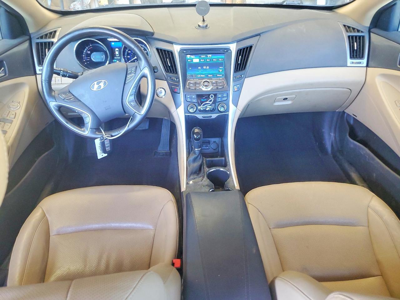 2013 Hyundai Sonata Hybrid Black vin: KMHEC4A48DA067379