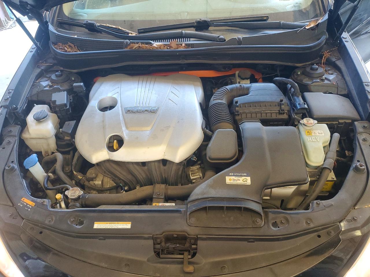 2013 Hyundai Sonata Hybrid Black vin: KMHEC4A48DA067379