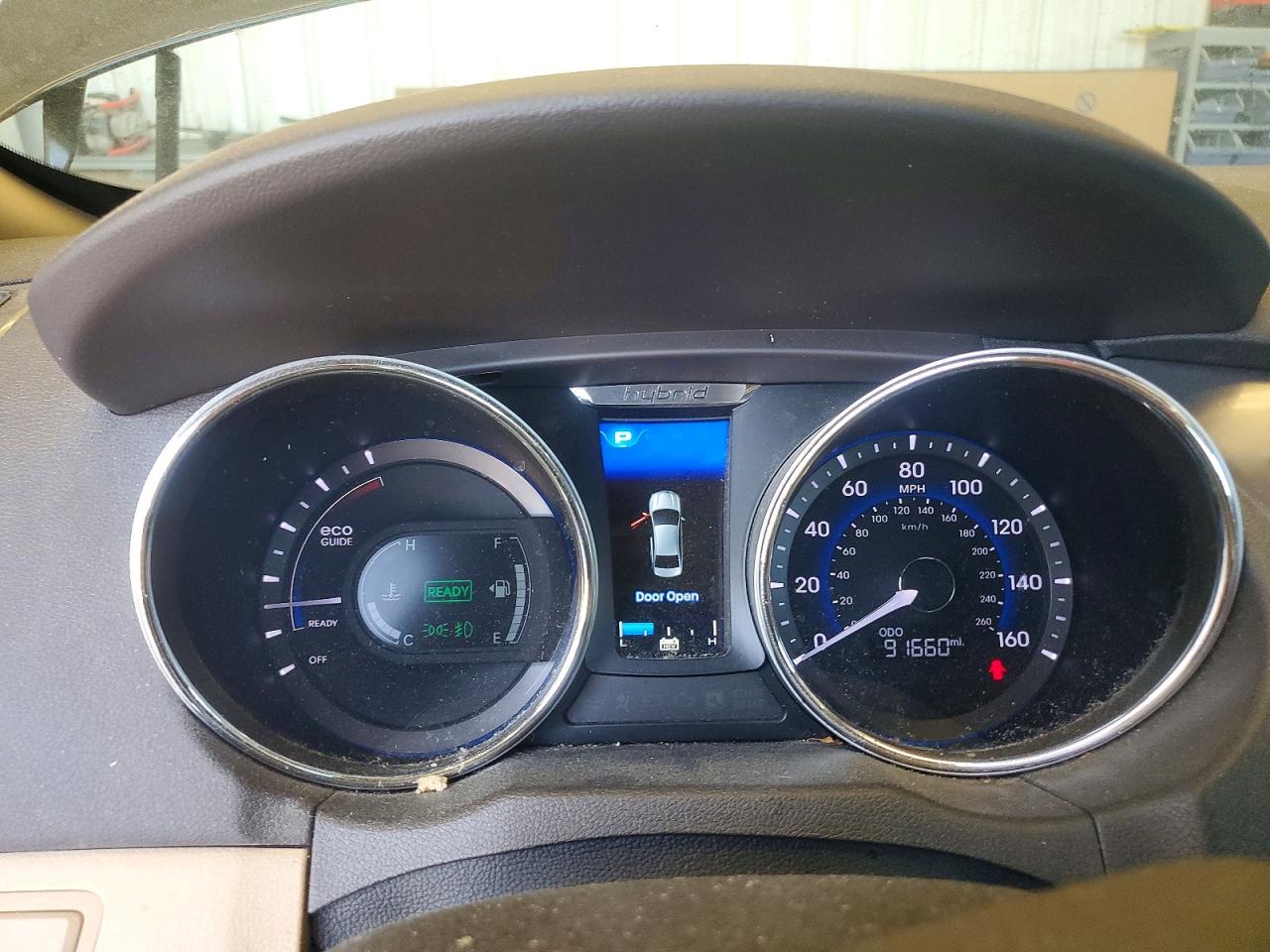2013 Hyundai Sonata Hybrid Black vin: KMHEC4A48DA067379