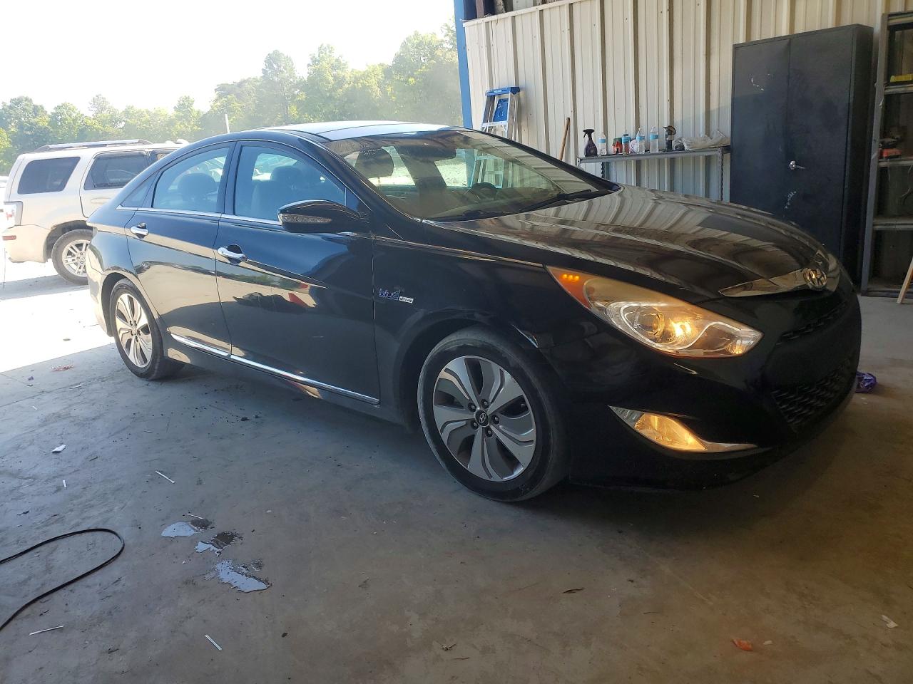 2013 Hyundai Sonata Hybrid Black vin: KMHEC4A48DA067379