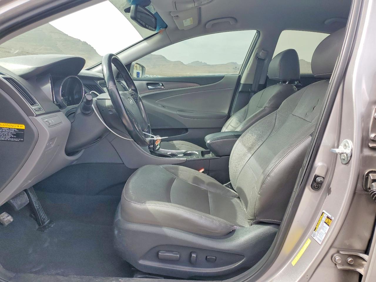 2013 Hyundai Sonata Hybrid Gray vin: KMHEC4A48DA071657