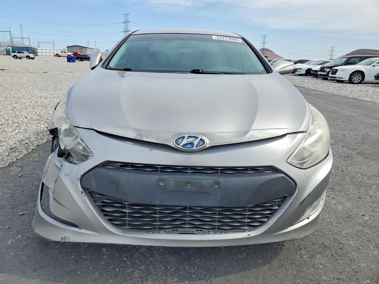 2013 Hyundai Sonata Hybrid Gray vin: KMHEC4A48DA071657