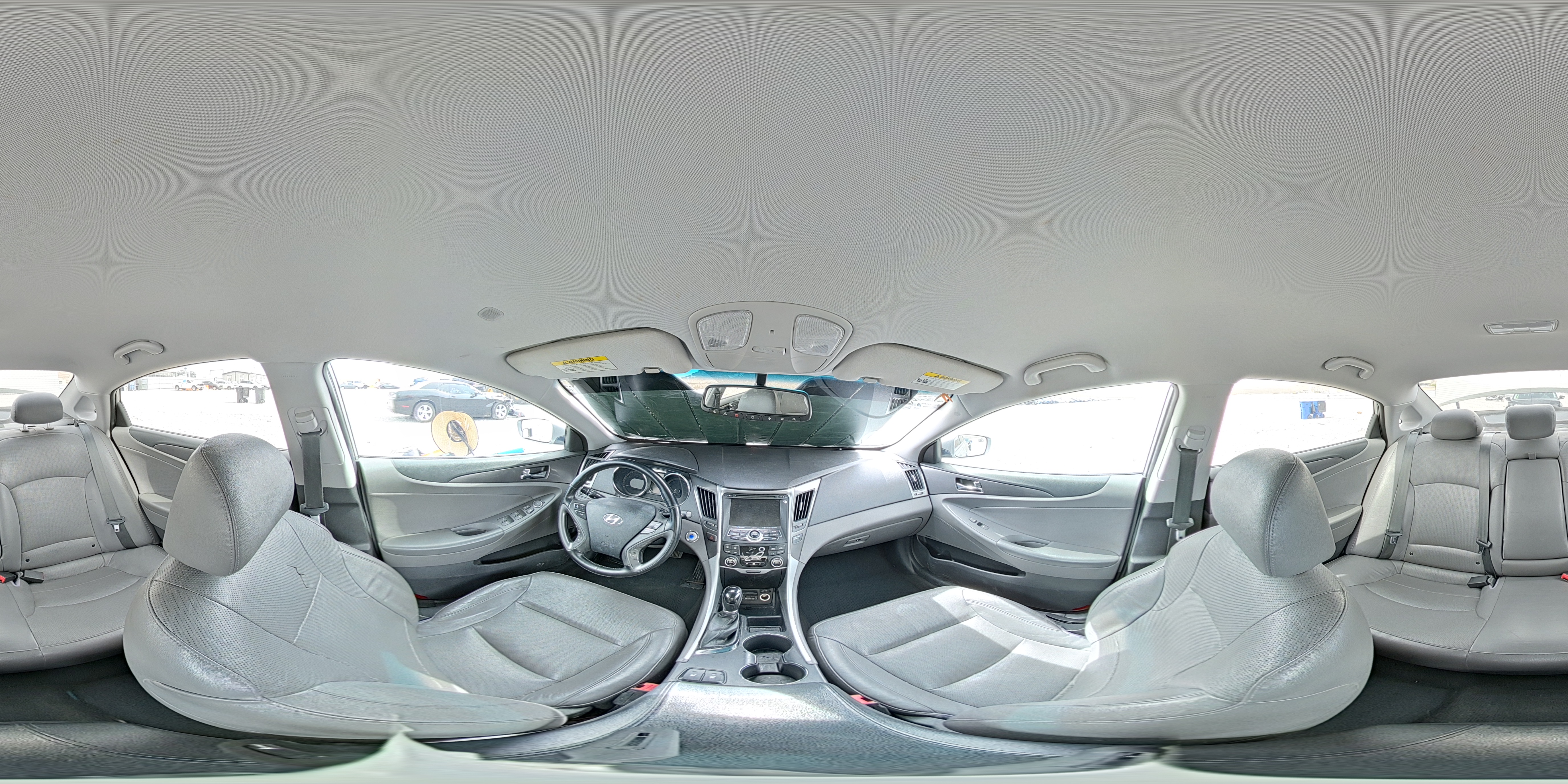 2013 Hyundai Sonata Hybrid Gray vin: KMHEC4A48DA071657