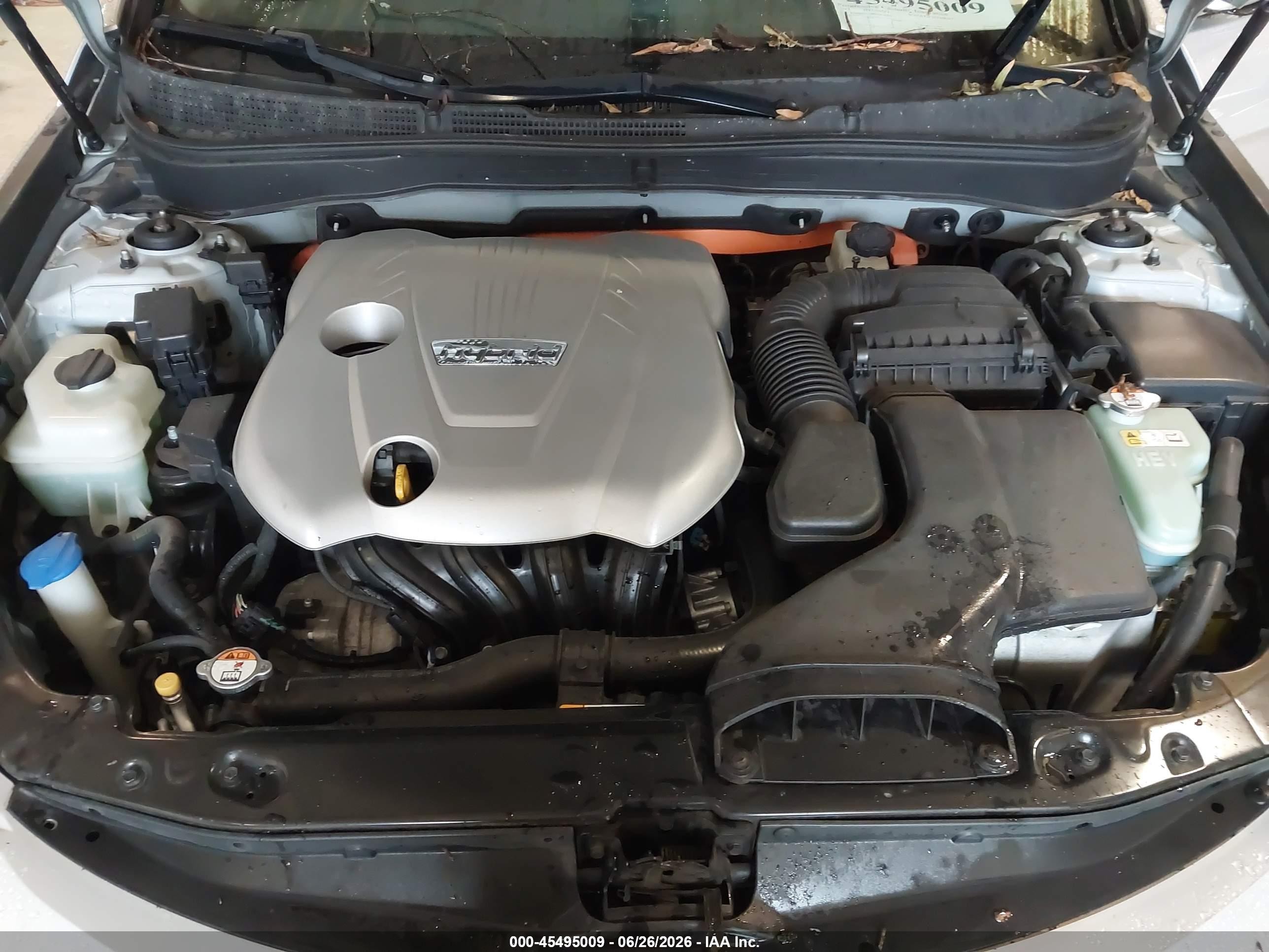 2013 Hyundai Sonata Hybrid Limited Silver vin: KMHEC4A48DA076244