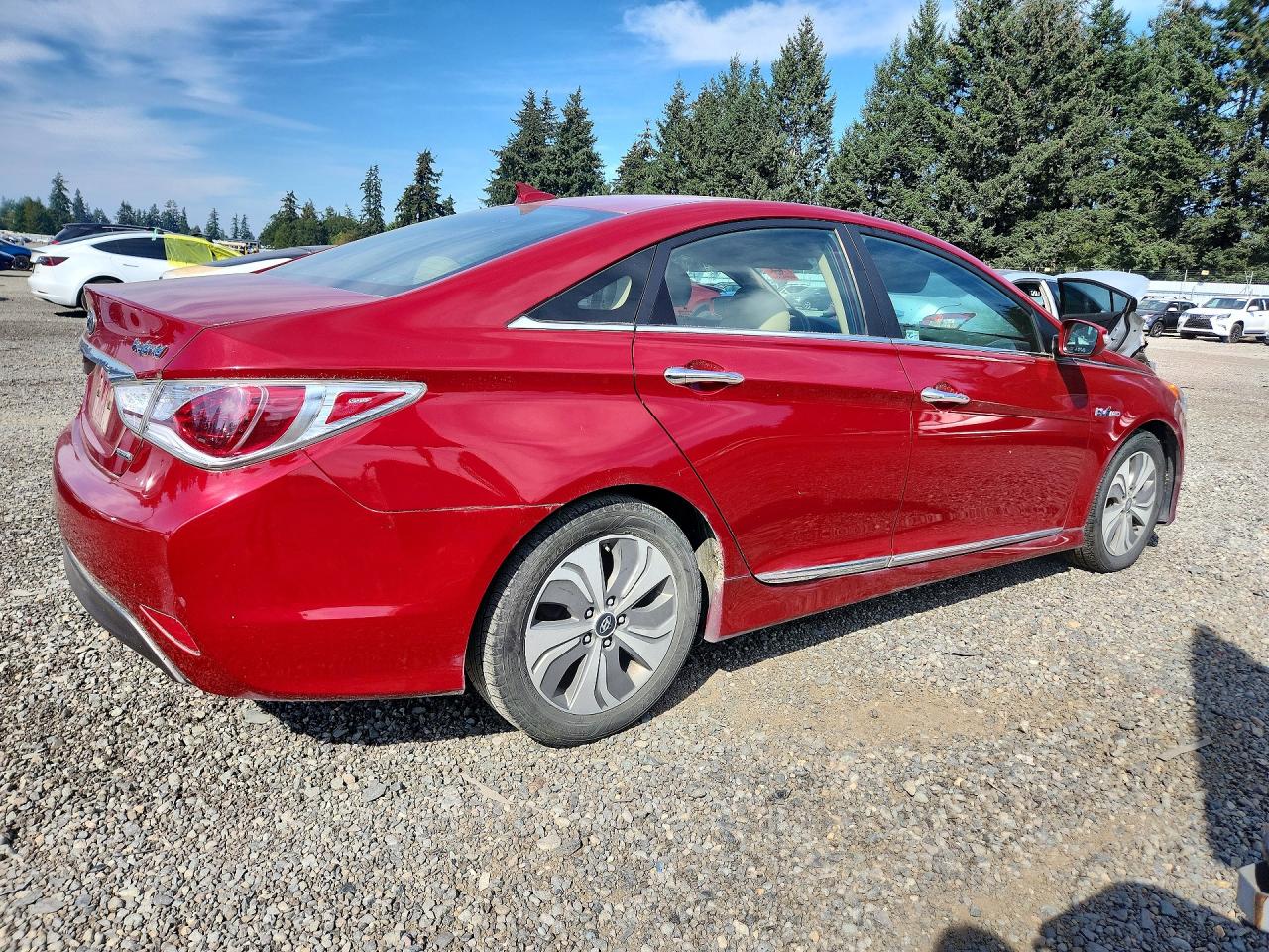 2013 Hyundai Sonata Hybrid Красный vin: KMHEC4A48DA092086