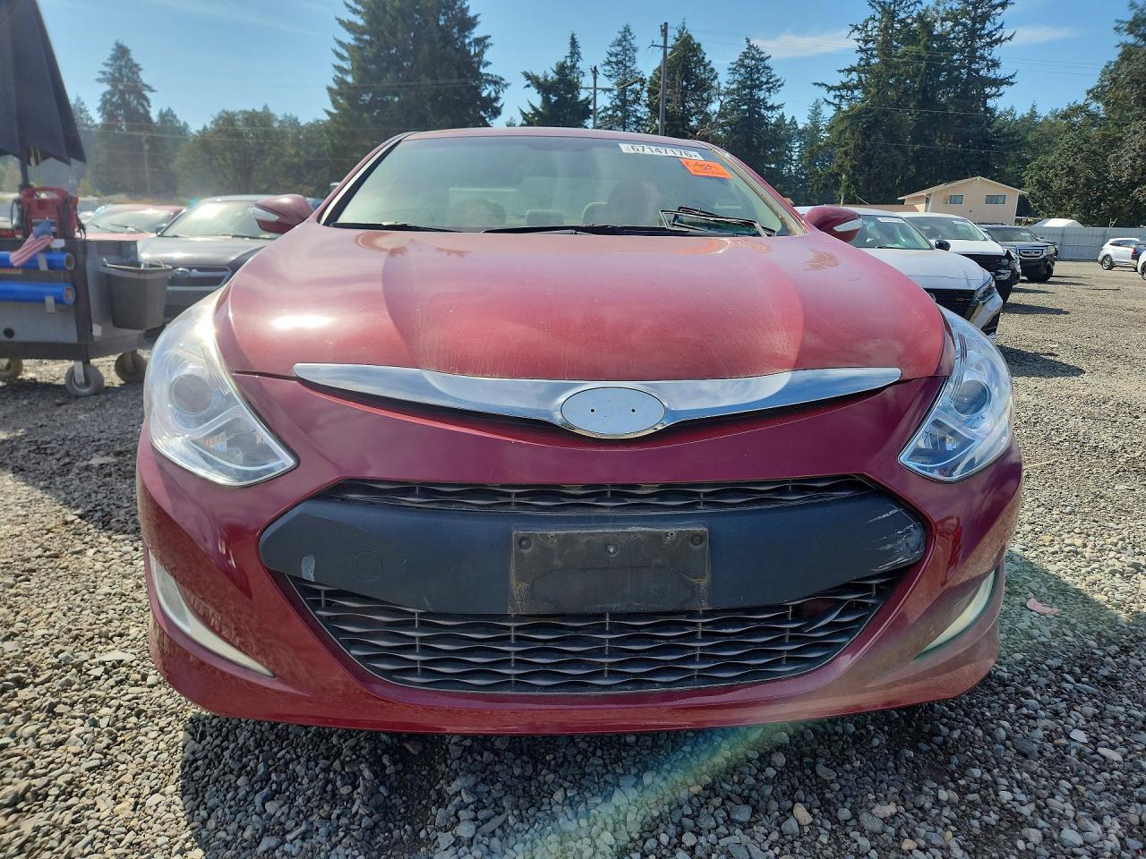 2013 Hyundai Sonata Hybrid Красный vin: KMHEC4A48DA092086