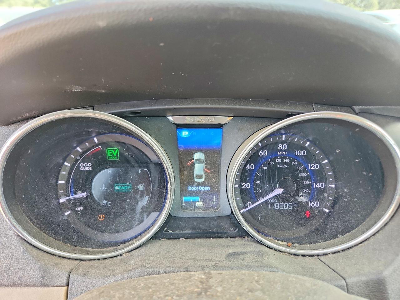 2013 Hyundai Sonata Hybrid Красный vin: KMHEC4A48DA092086