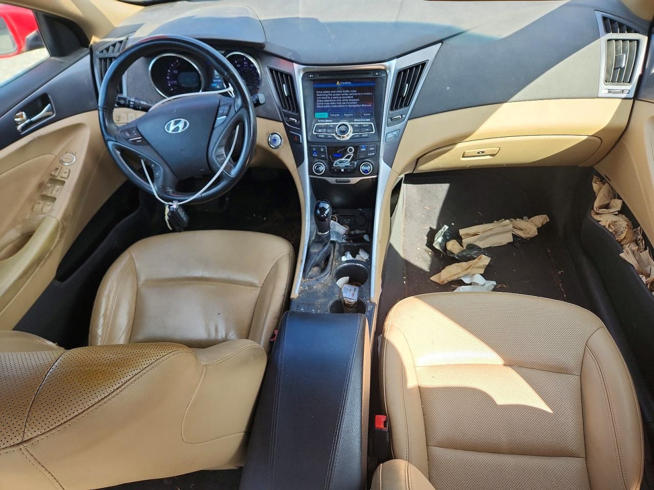 2013 Hyundai Sonata Hybrid Красный vin: KMHEC4A48DA092086