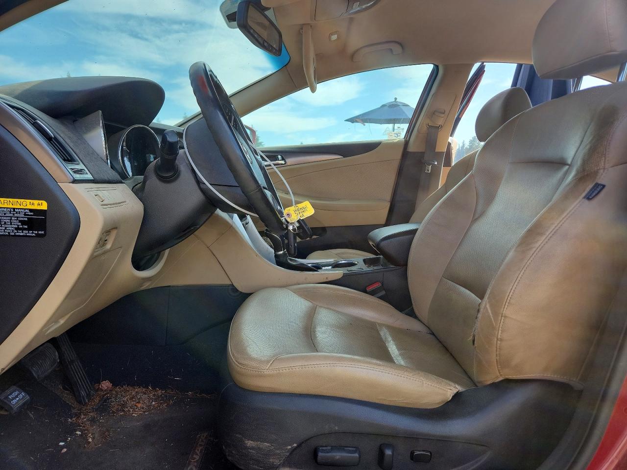 2013 Hyundai Sonata Hybrid Красный vin: KMHEC4A48DA092086