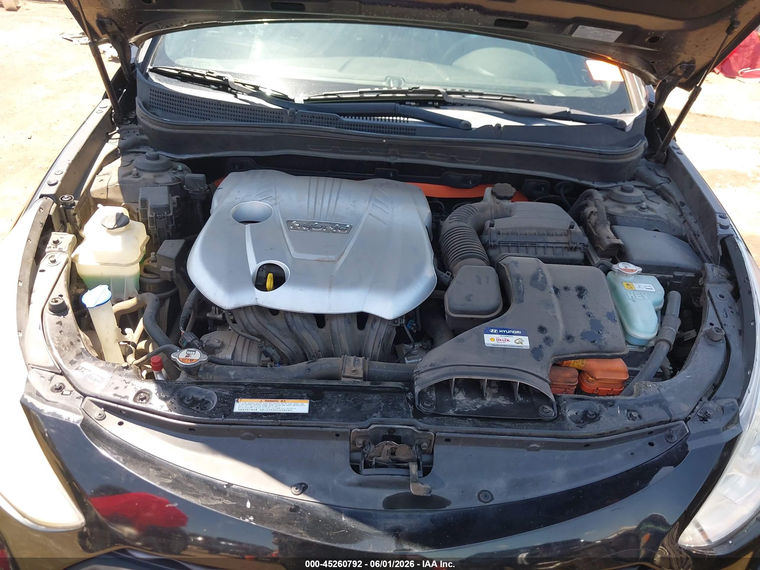 2013 Hyundai Sonata Hybrid Limited Black vin: KMHEC4A48DA095327