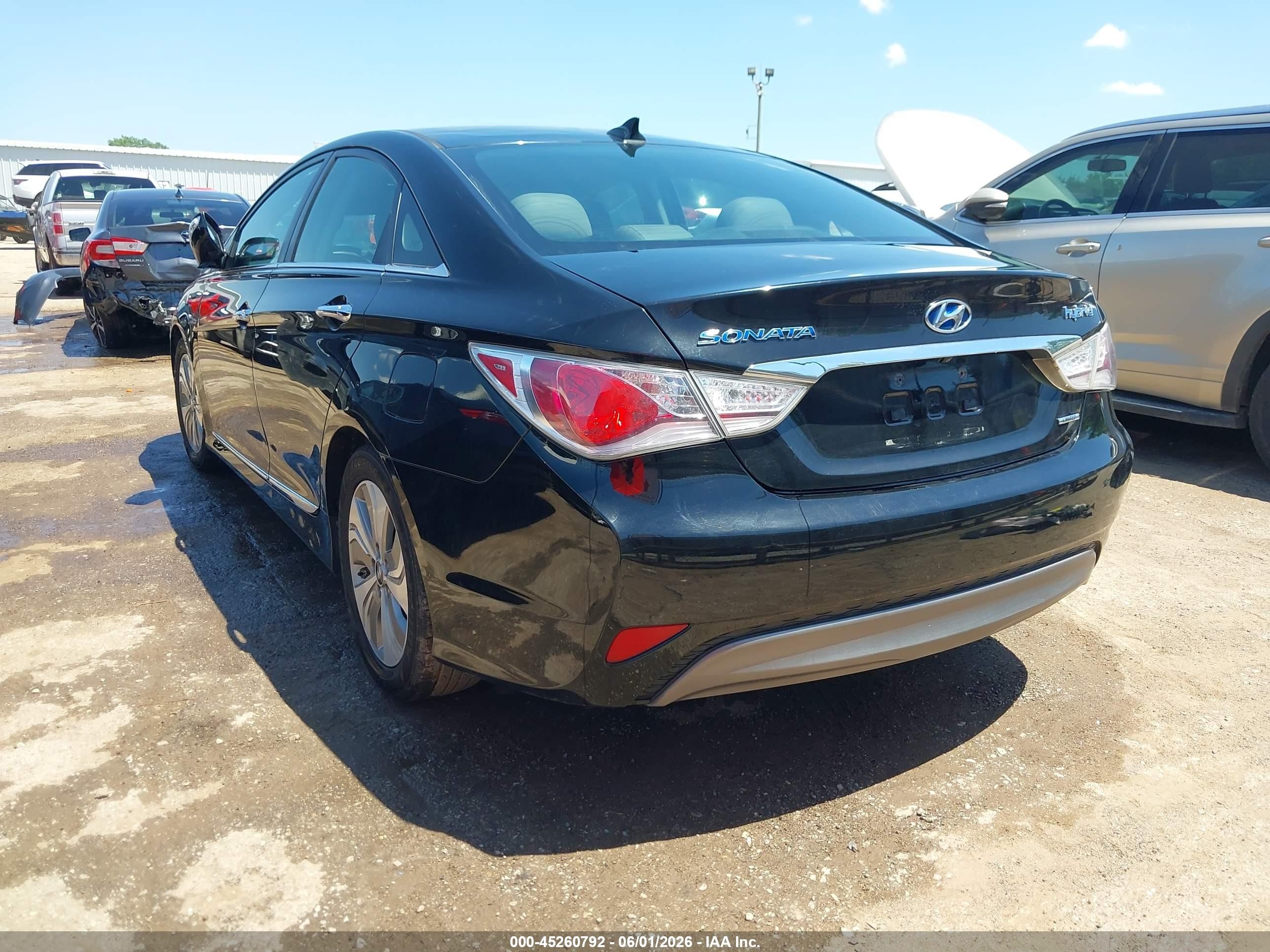 2013 Hyundai Sonata Hybrid Limited Black vin: KMHEC4A48DA095327