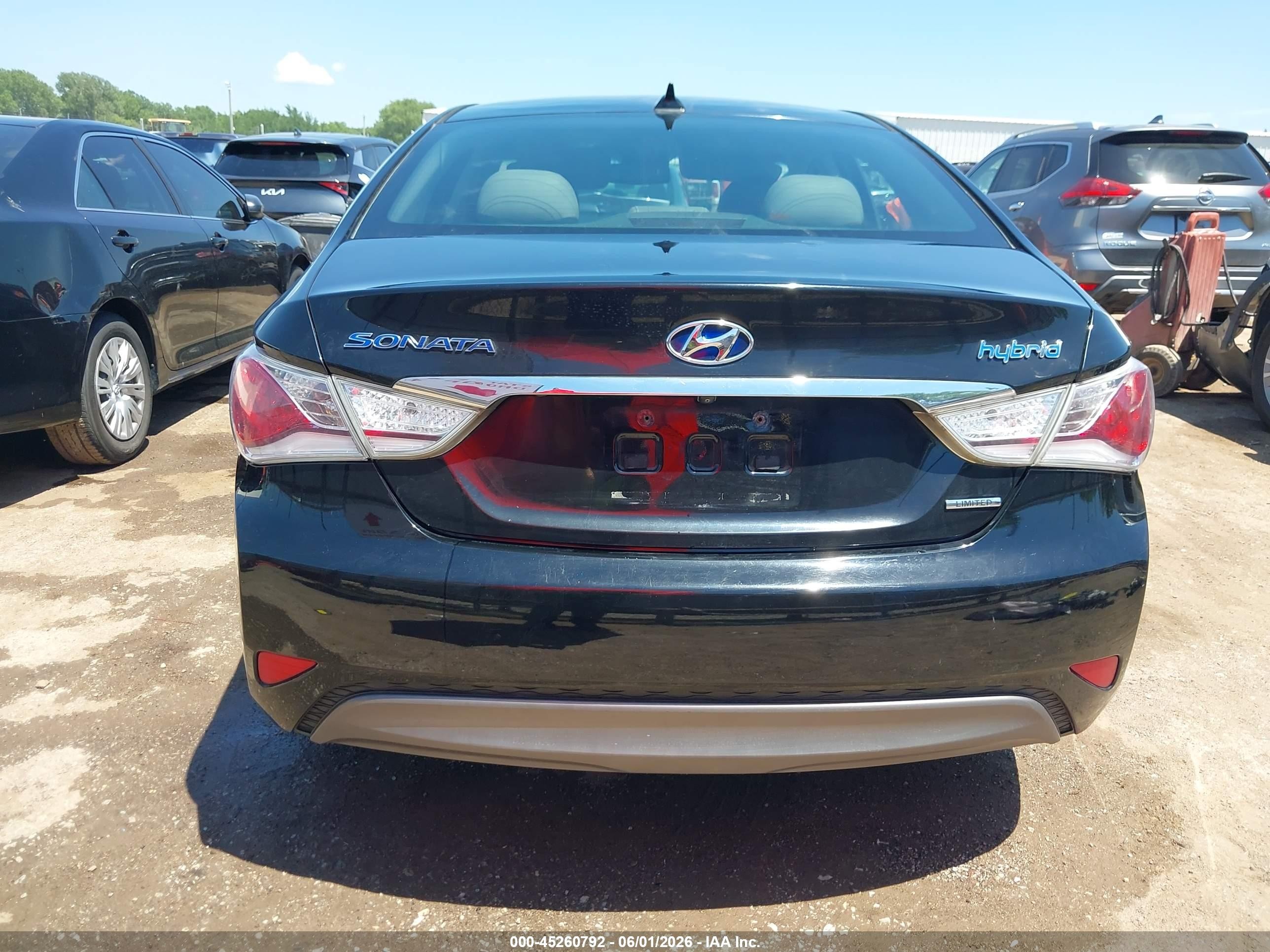 2013 Hyundai Sonata Hybrid Limited Black vin: KMHEC4A48DA095327
