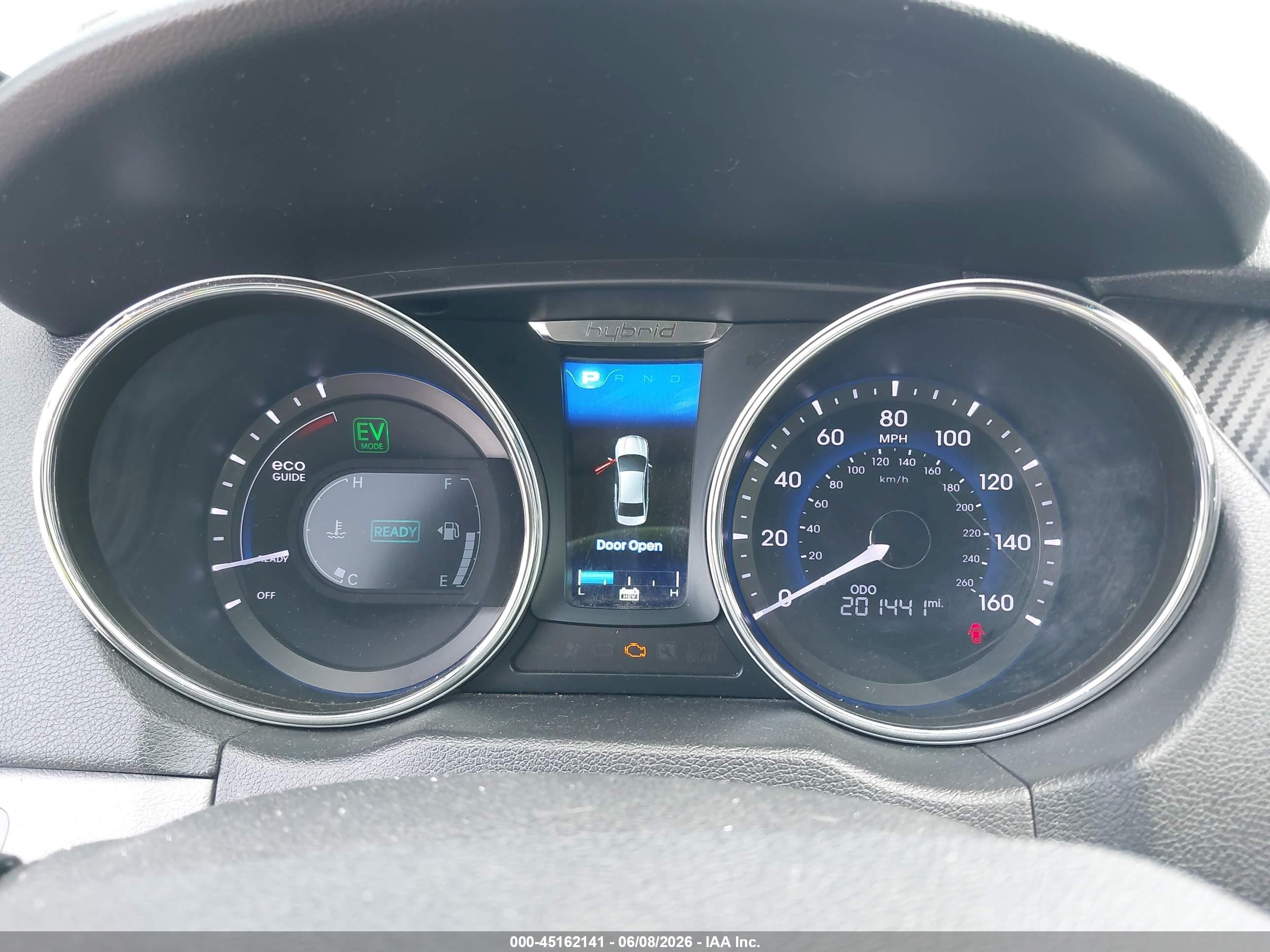 2013 Hyundai Sonata Hybrid Limited Silver vin: KMHEC4A48DA096218