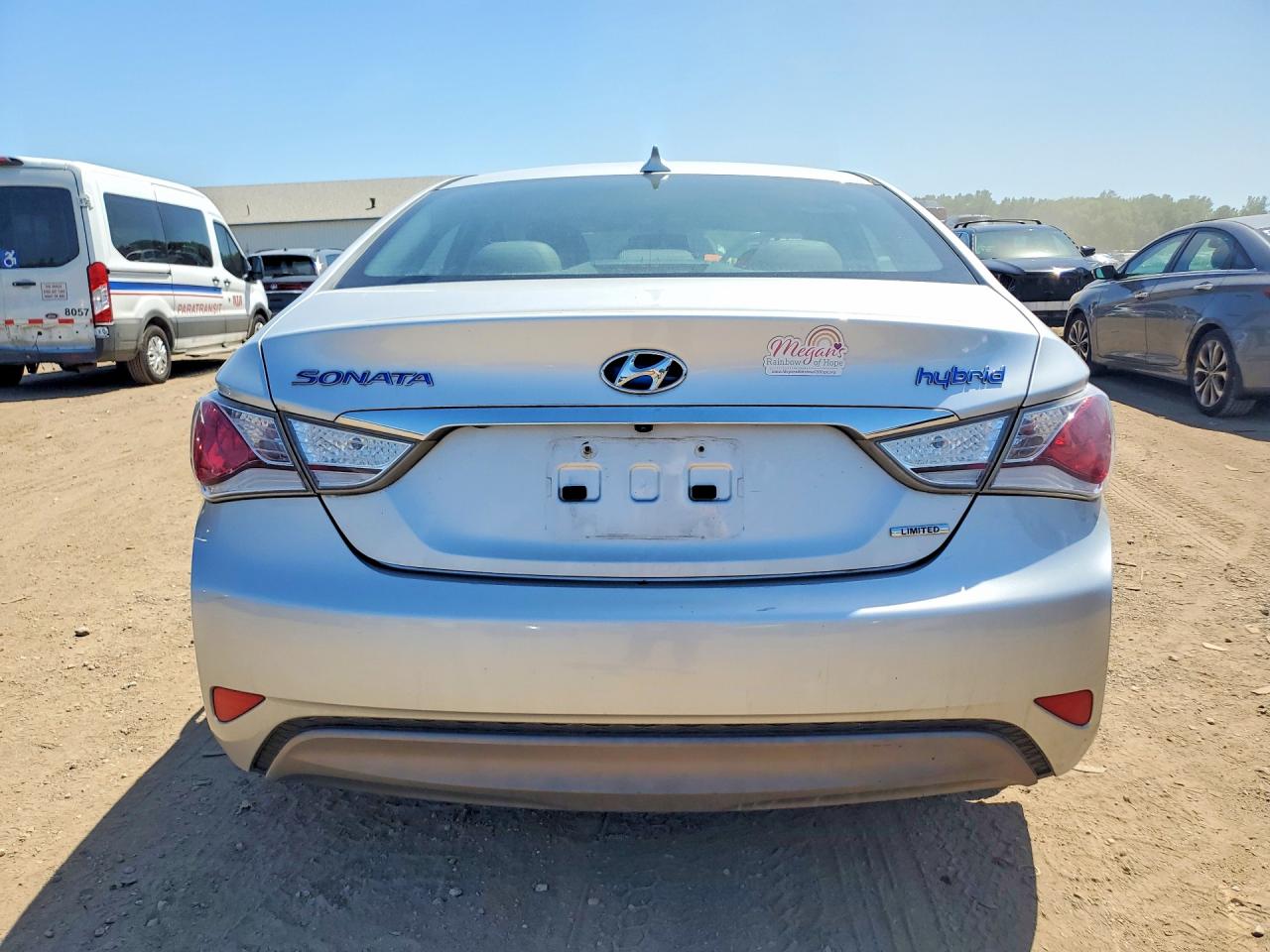 2013 Hyundai Sonata Hybrid Silver vin: KMHEC4A48DA098258