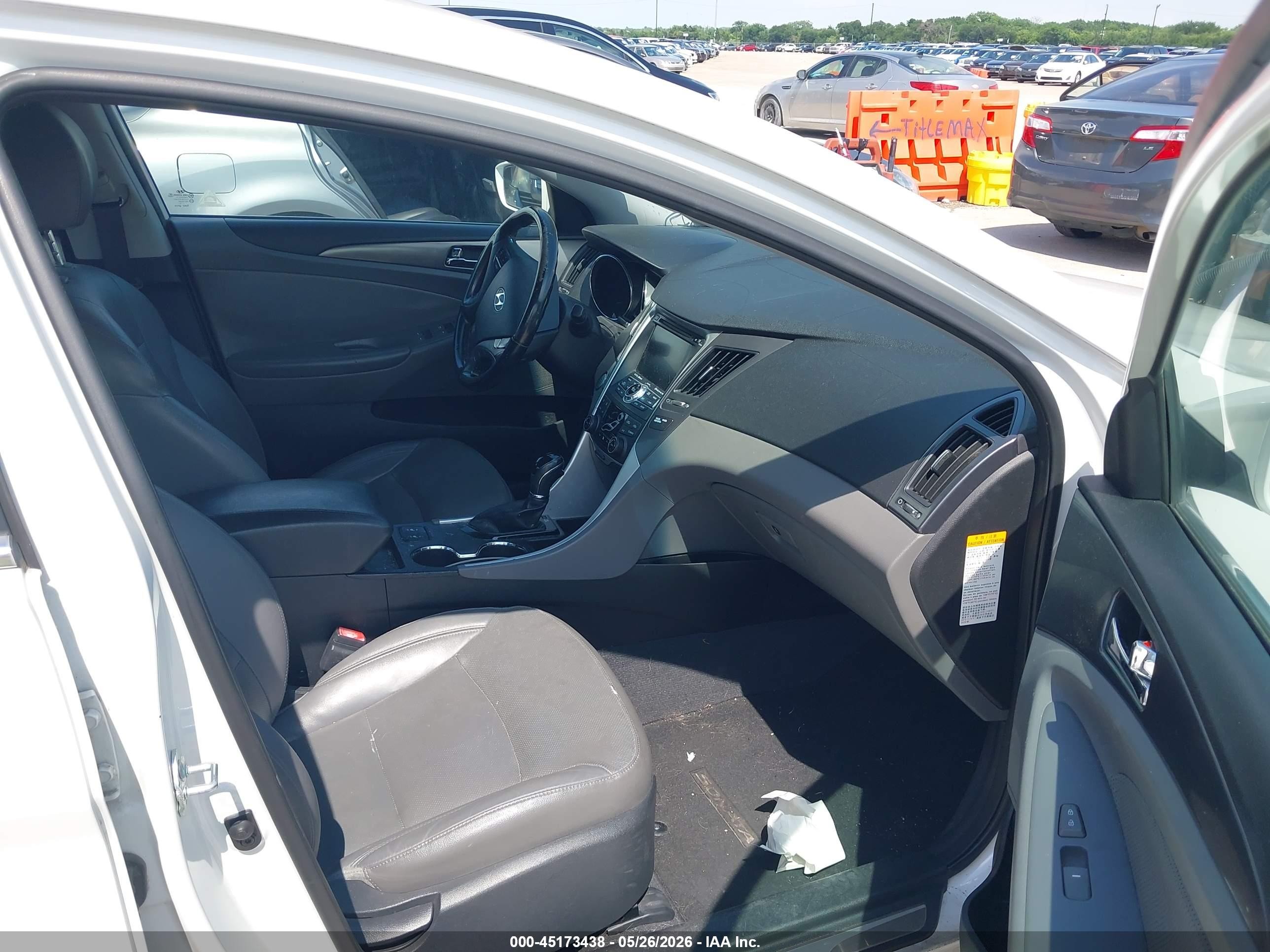 2013 Hyundai Sonata Hybrid Limited White vin: KMHEC4A48DA098759