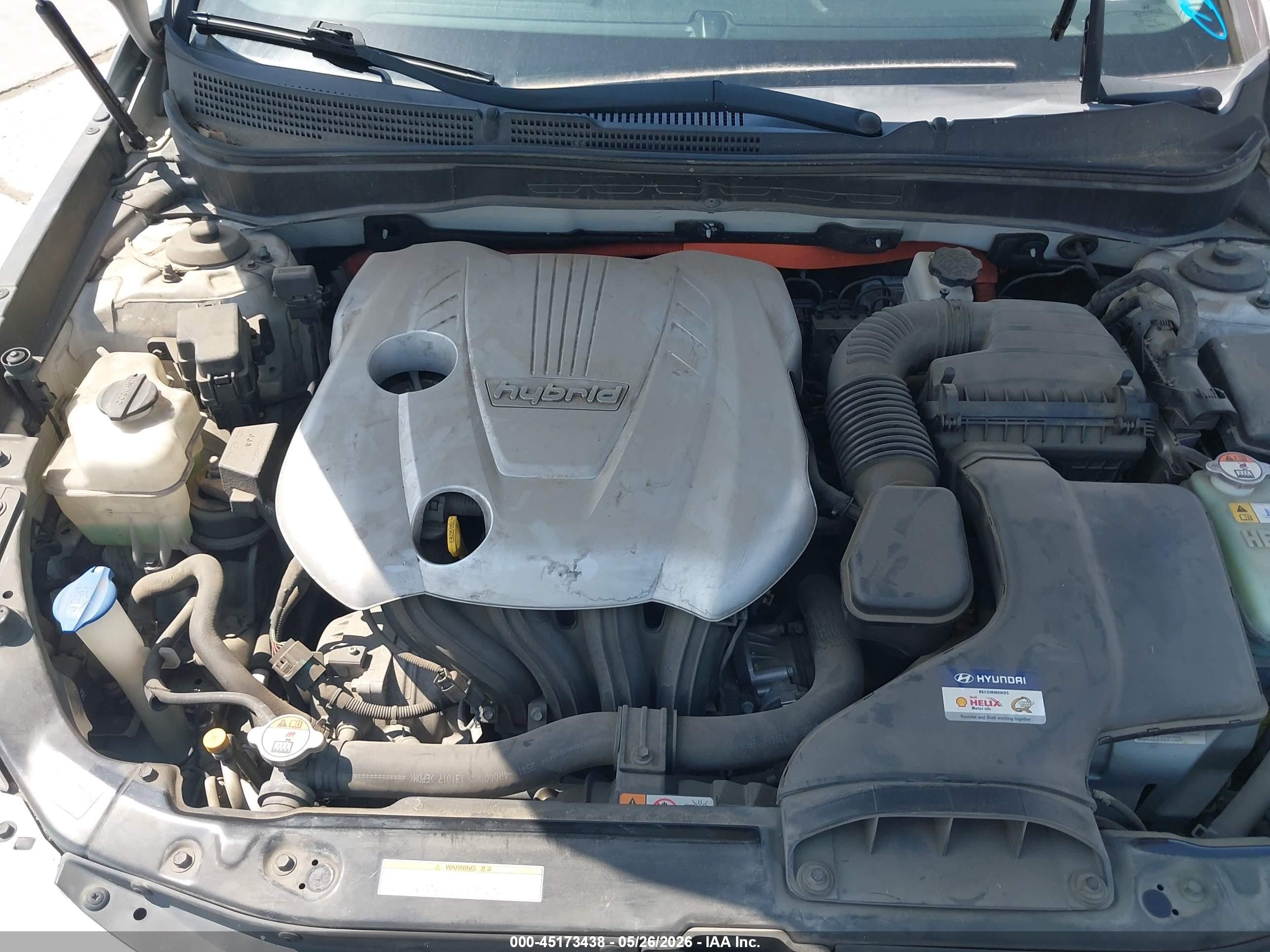 2013 Hyundai Sonata Hybrid Limited White vin: KMHEC4A48DA098759