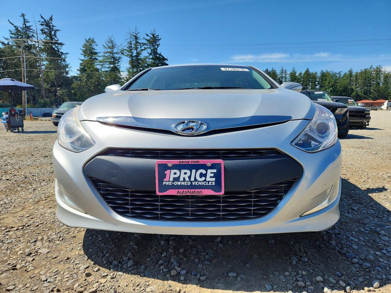 2013 Hyundai Sonata Hybrid Silver vin: KMHEC4A48DA099264