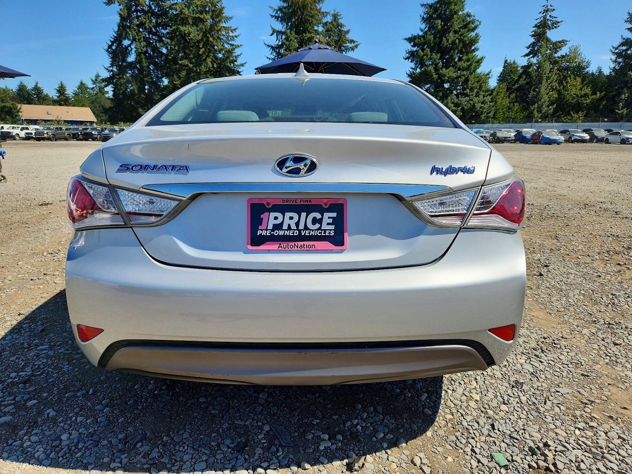 2013 Hyundai Sonata Hybrid Silver vin: KMHEC4A48DA099264
