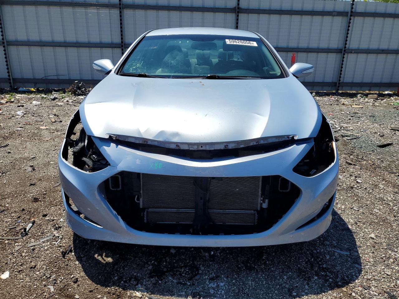 2013 Hyundai Sonata Hybrid Blue vin: KMHEC4A48DA099328