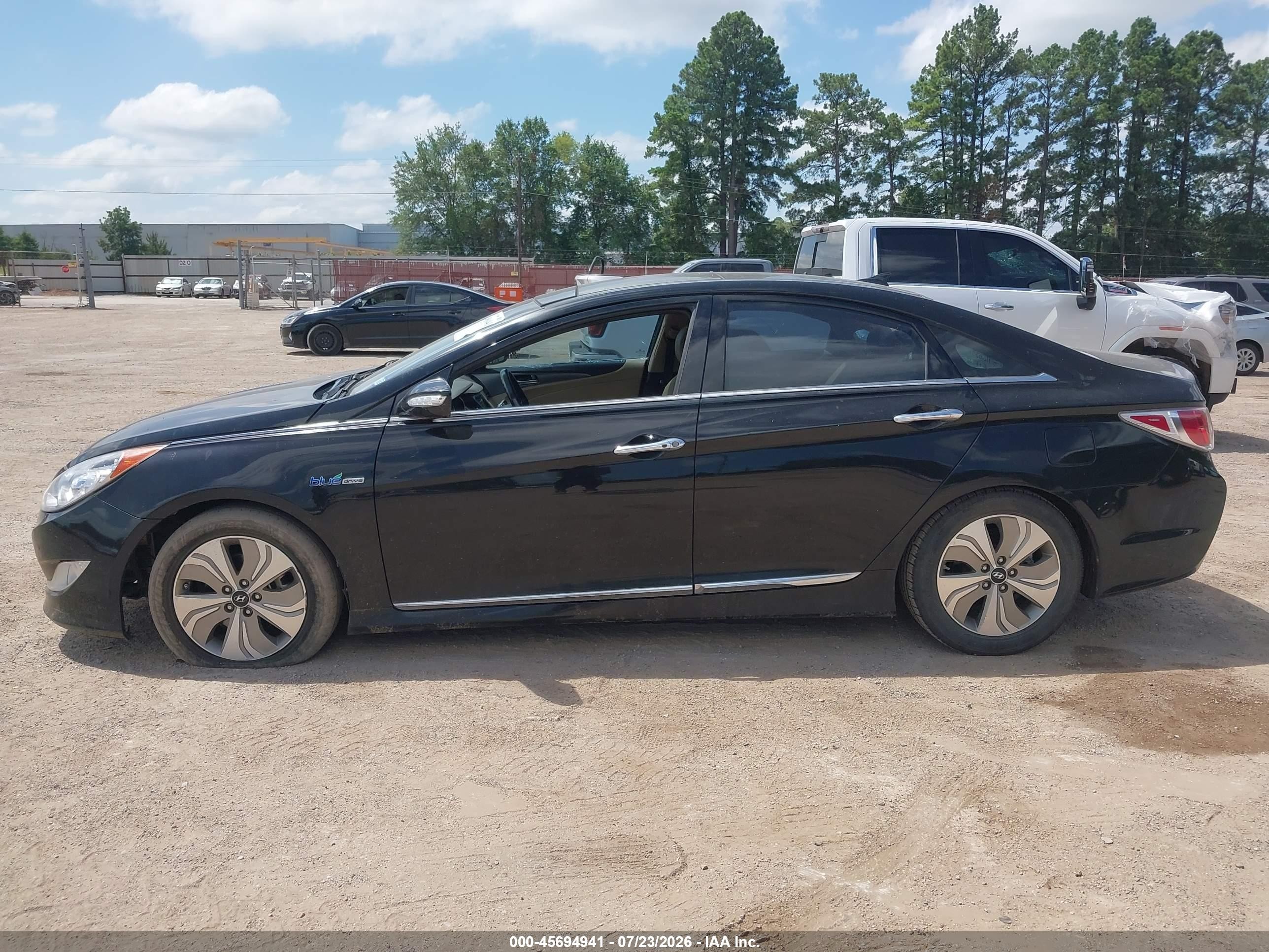 2014 Hyundai Sonata Hybrid Limited Black vin: KMHEC4A48EA103640