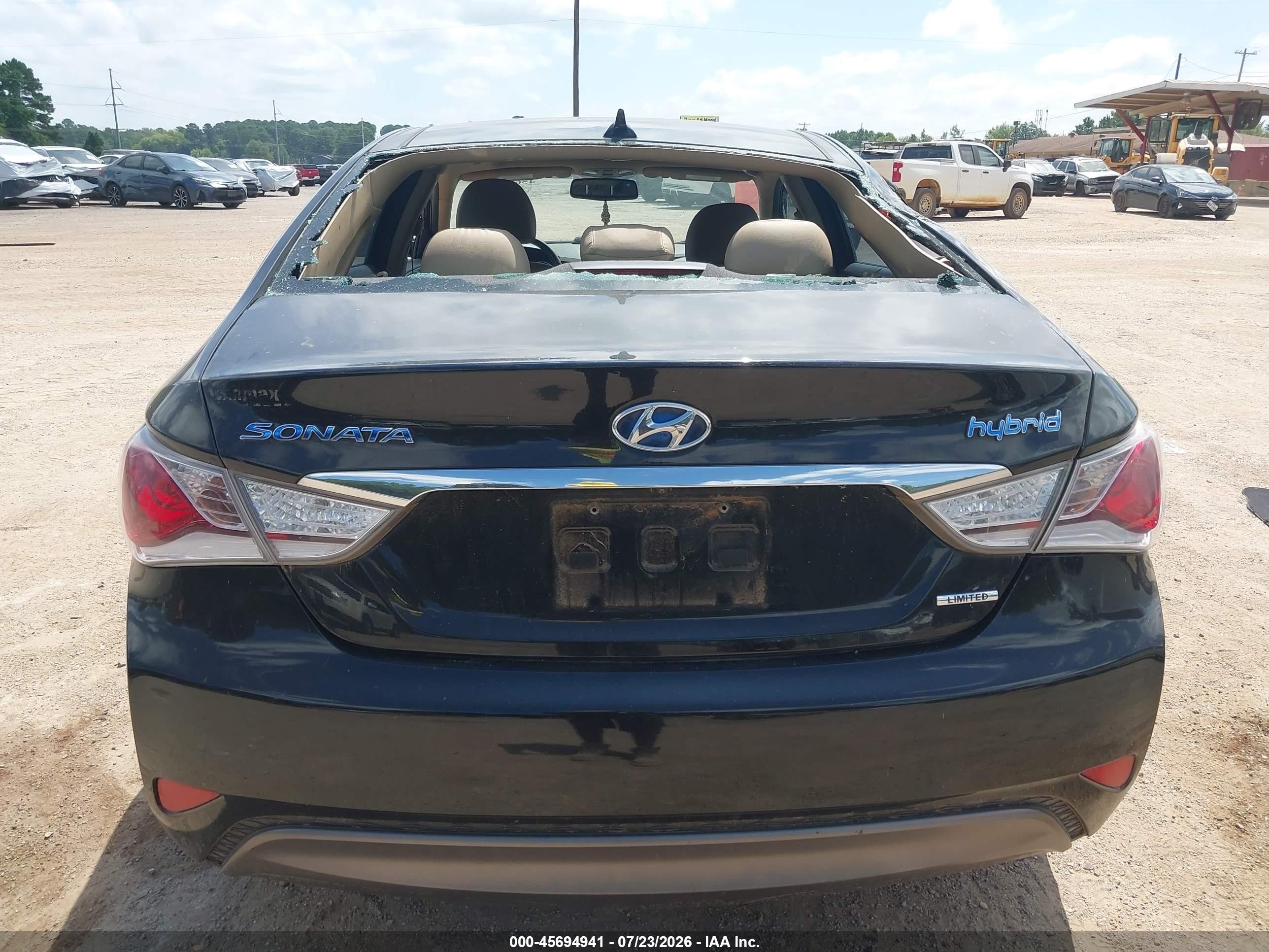 2014 Hyundai Sonata Hybrid Limited Black vin: KMHEC4A48EA103640