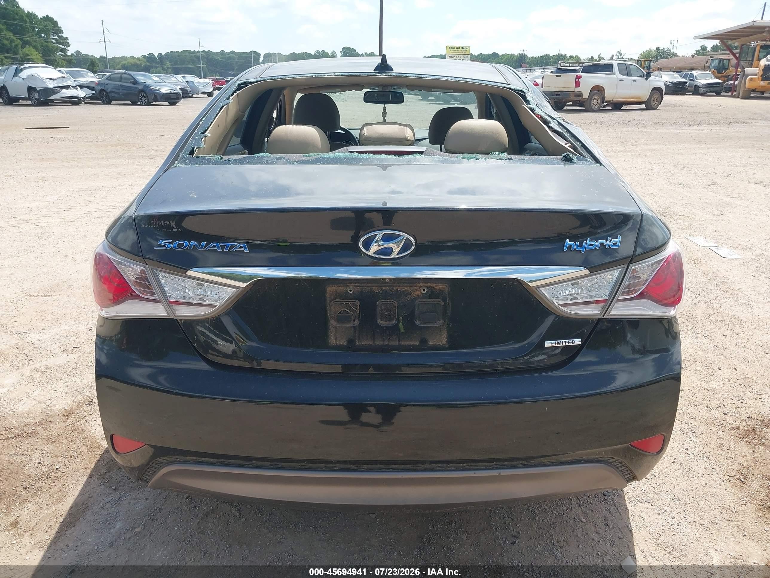 2014 Hyundai Sonata Hybrid Limited Black vin: KMHEC4A48EA103640