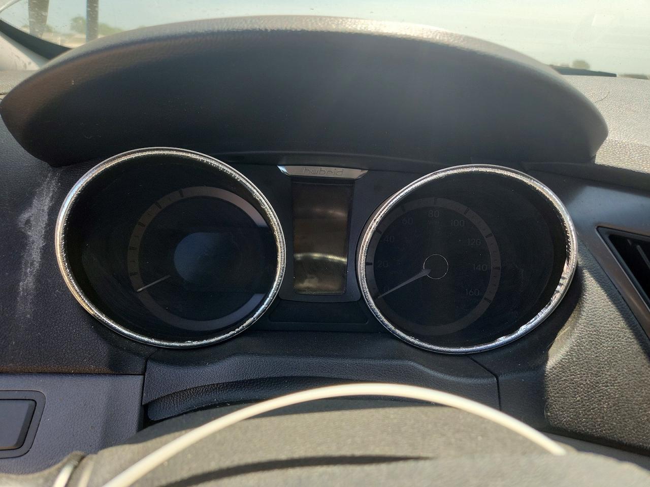 2014 Hyundai Sonata Hybrid Серебряный vin: KMHEC4A48EA108627