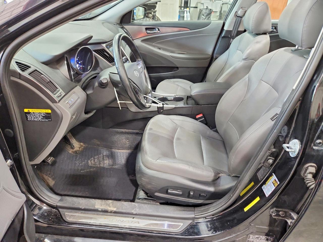 2014 Hyundai Sonata Hybrid Black vin: KMHEC4A48EA110068