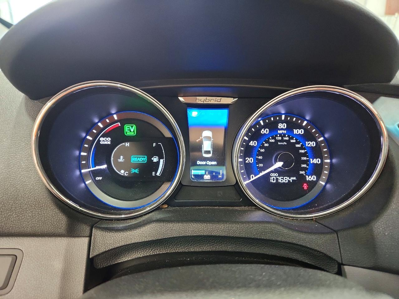 2014 Hyundai Sonata Hybrid Black vin: KMHEC4A48EA110068