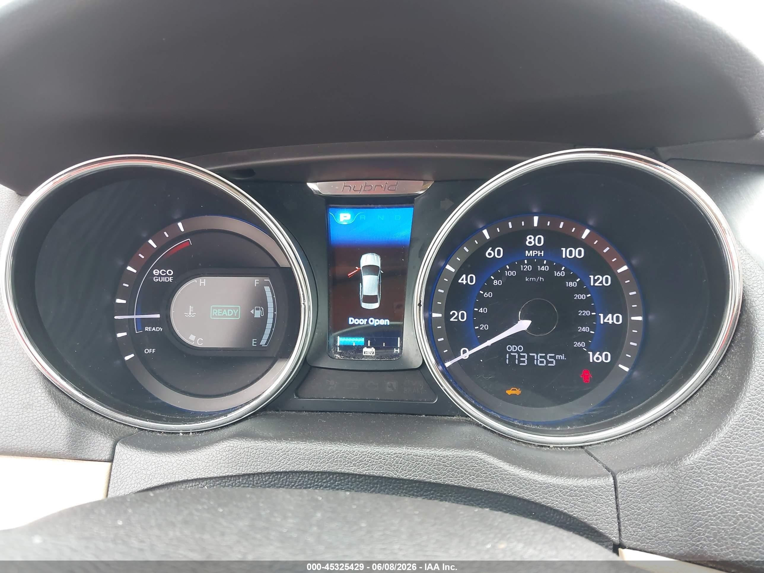 2014 Hyundai Sonata Hybrid Limited Red vin: KMHEC4A48EA115898