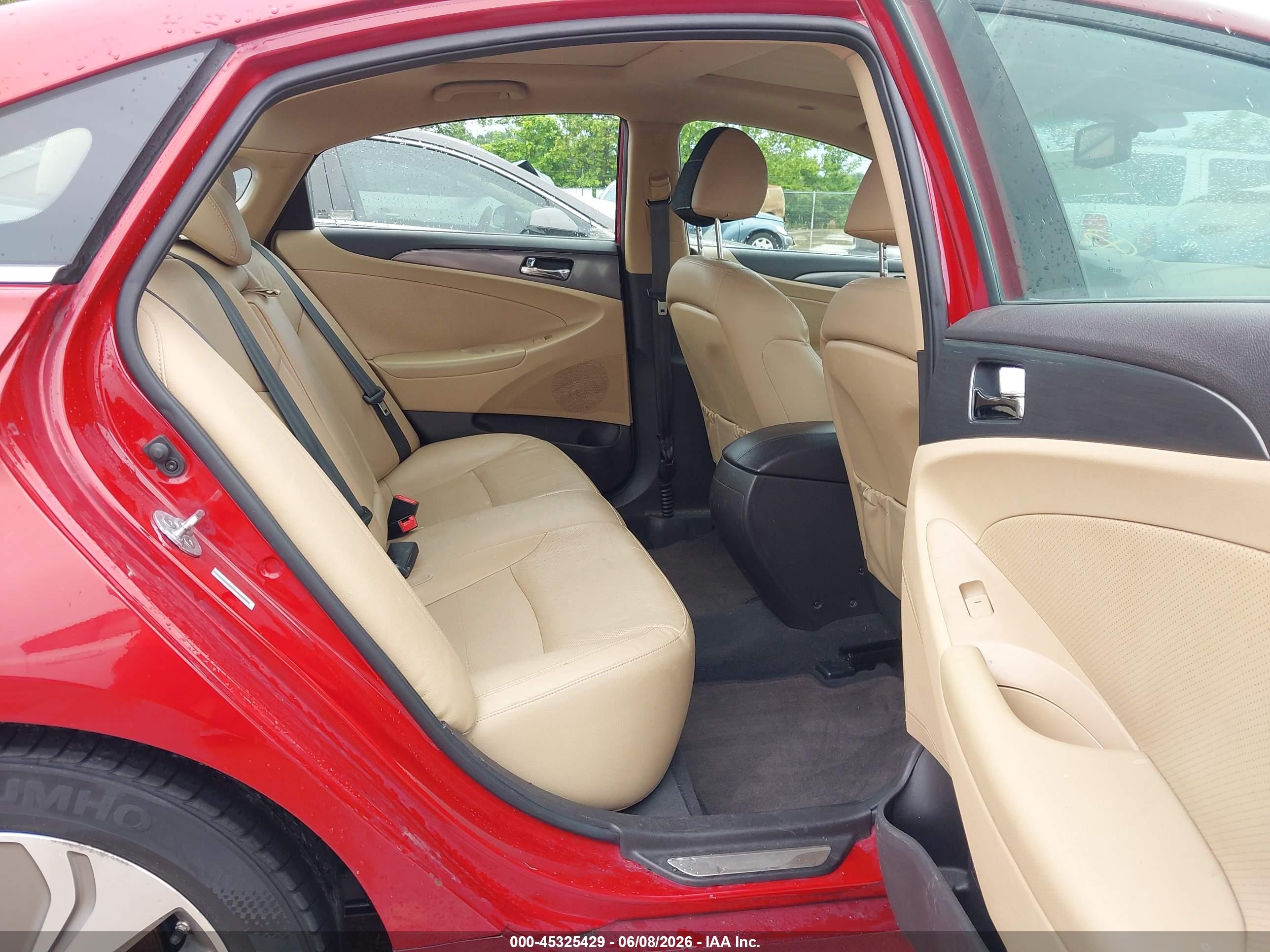 2014 Hyundai Sonata Hybrid Limited Red vin: KMHEC4A48EA115898