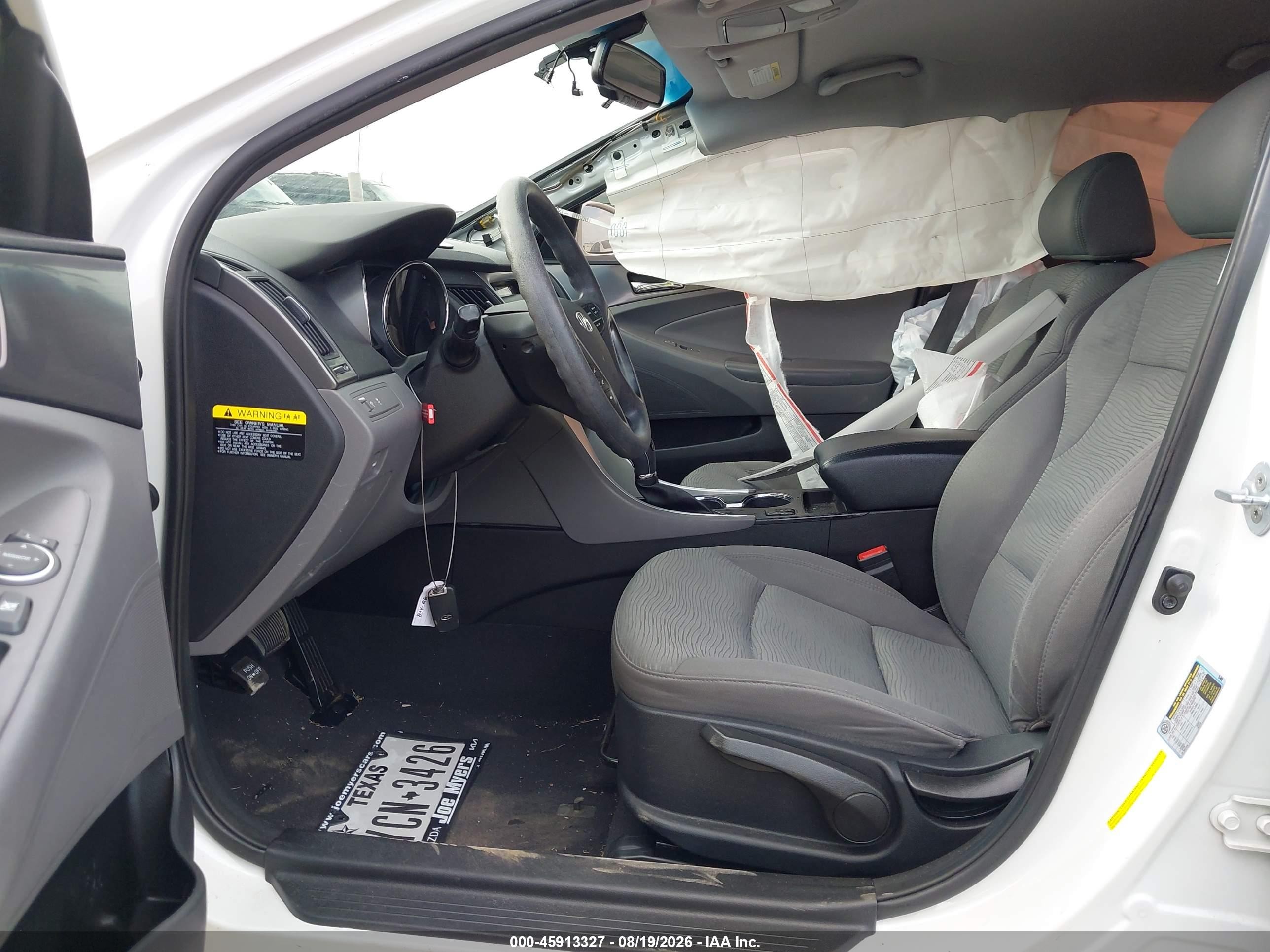 2014 Hyundai Sonata Hybrid White vin: KMHEC4A48EA118123