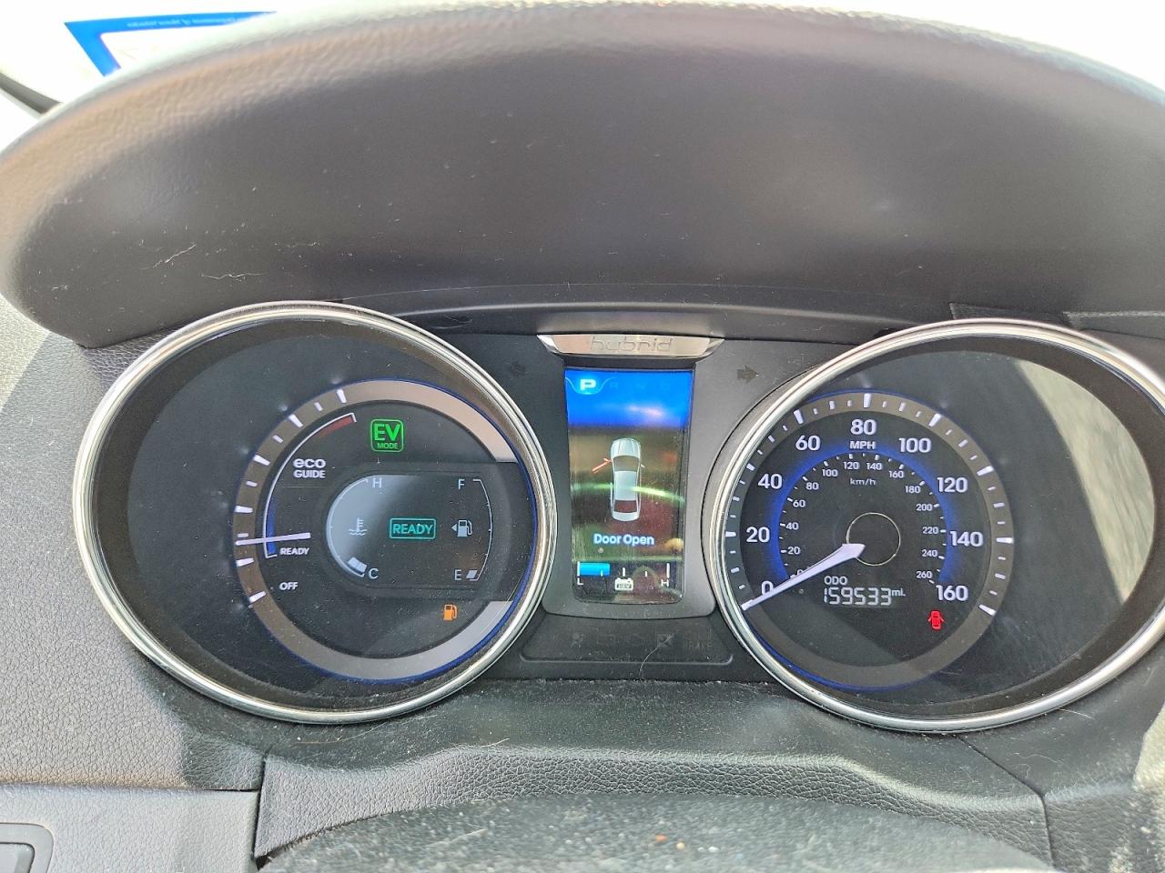 2015 Hyundai Sonata Hybrid Limited Silver vin: KMHEC4A48FA119757