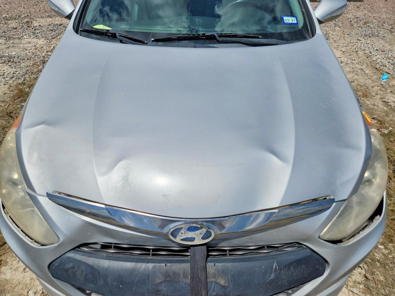 2015 Hyundai Sonata Hybrid Limited Silver vin: KMHEC4A48FA119757