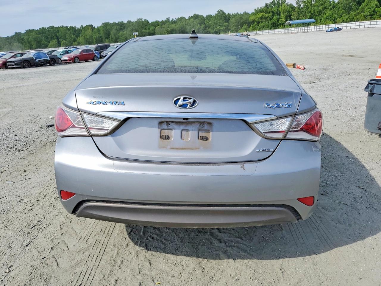 2015 Hyundai Sonata Hybrid Limited Gray vin: KMHEC4A48FA119838