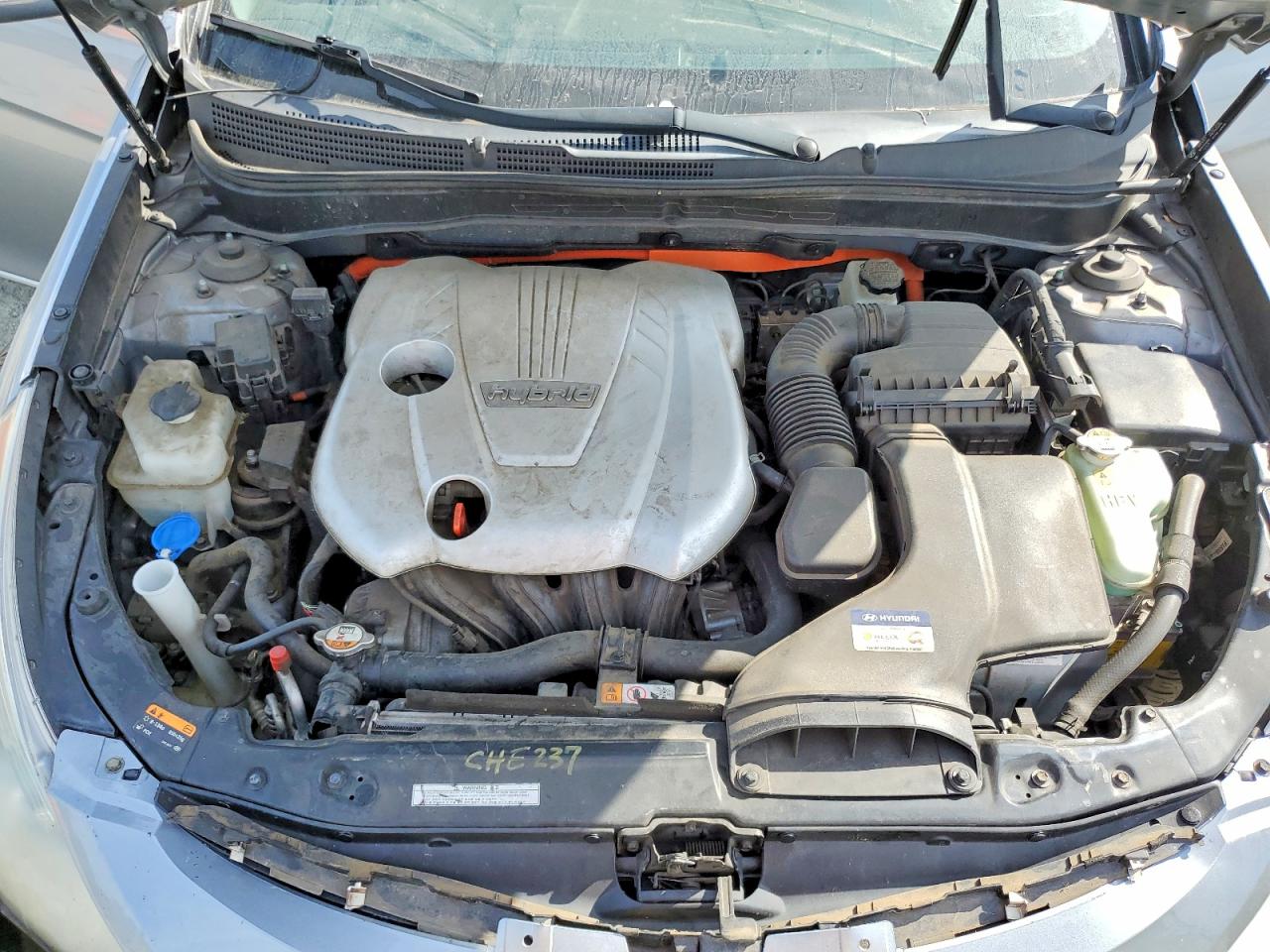 2015 Hyundai Sonata Hybrid Limited Gray vin: KMHEC4A48FA119838