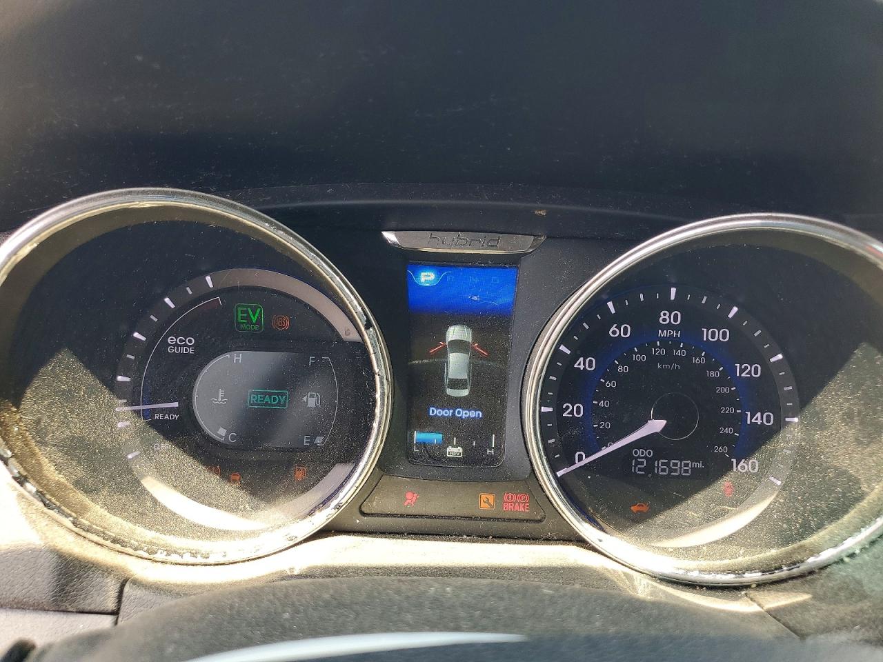2015 Hyundai Sonata Hybrid Limited Gray vin: KMHEC4A48FA119838
