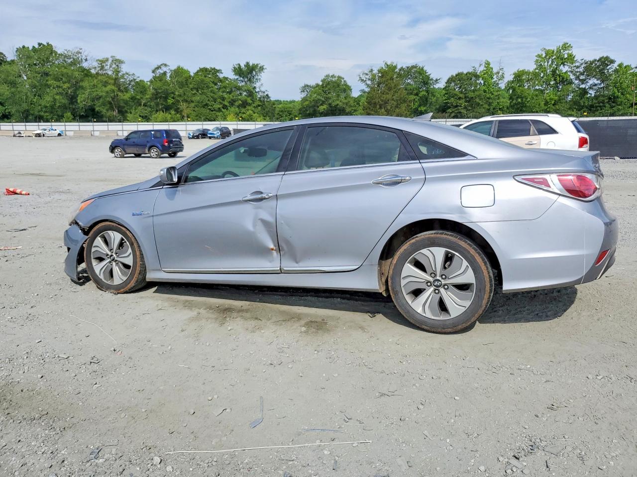2015 Hyundai Sonata Hybrid Limited Gray vin: KMHEC4A48FA119838