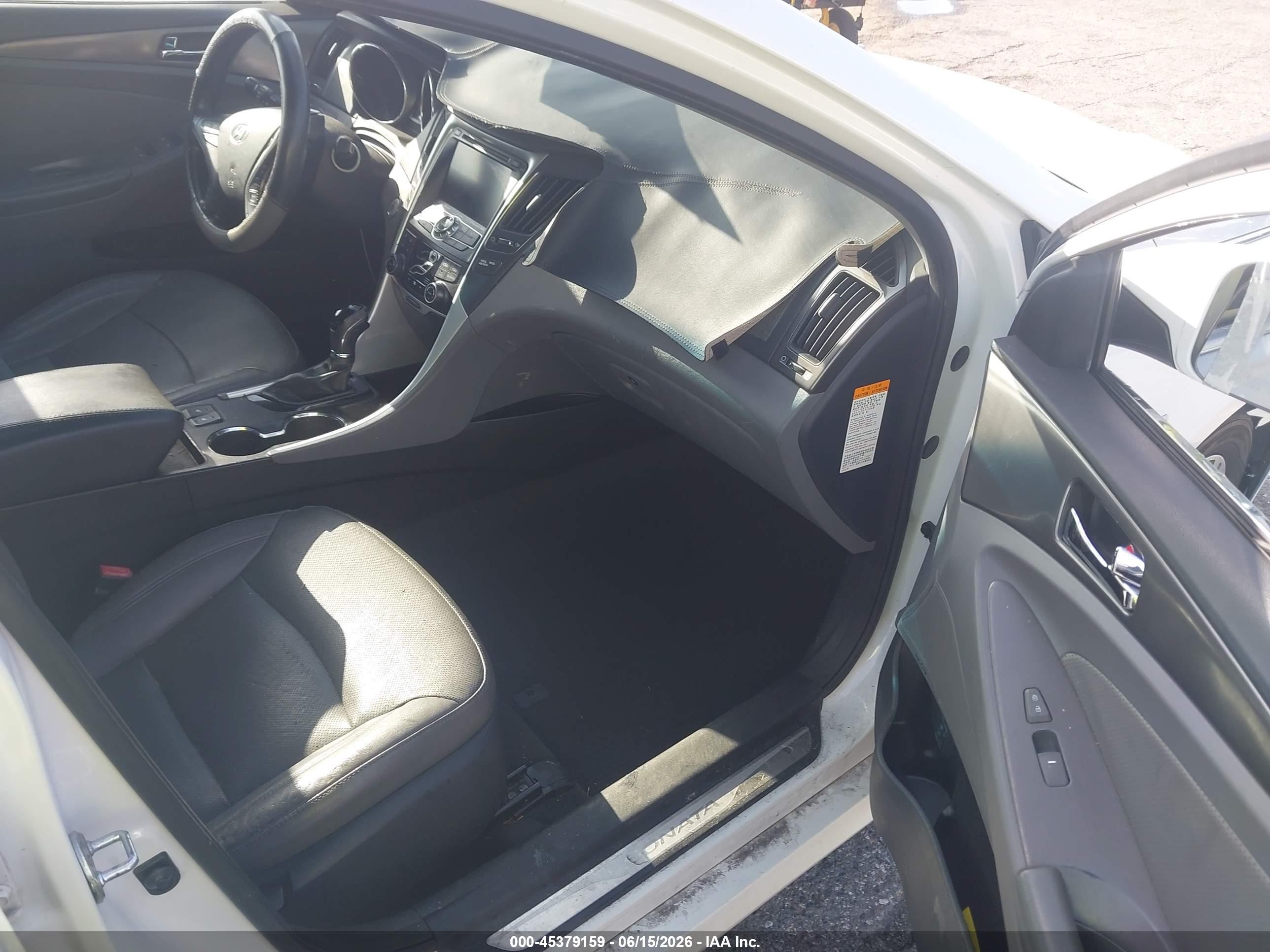 2015 Hyundai Sonata Hybrid Limited White vin: KMHEC4A48FA122738