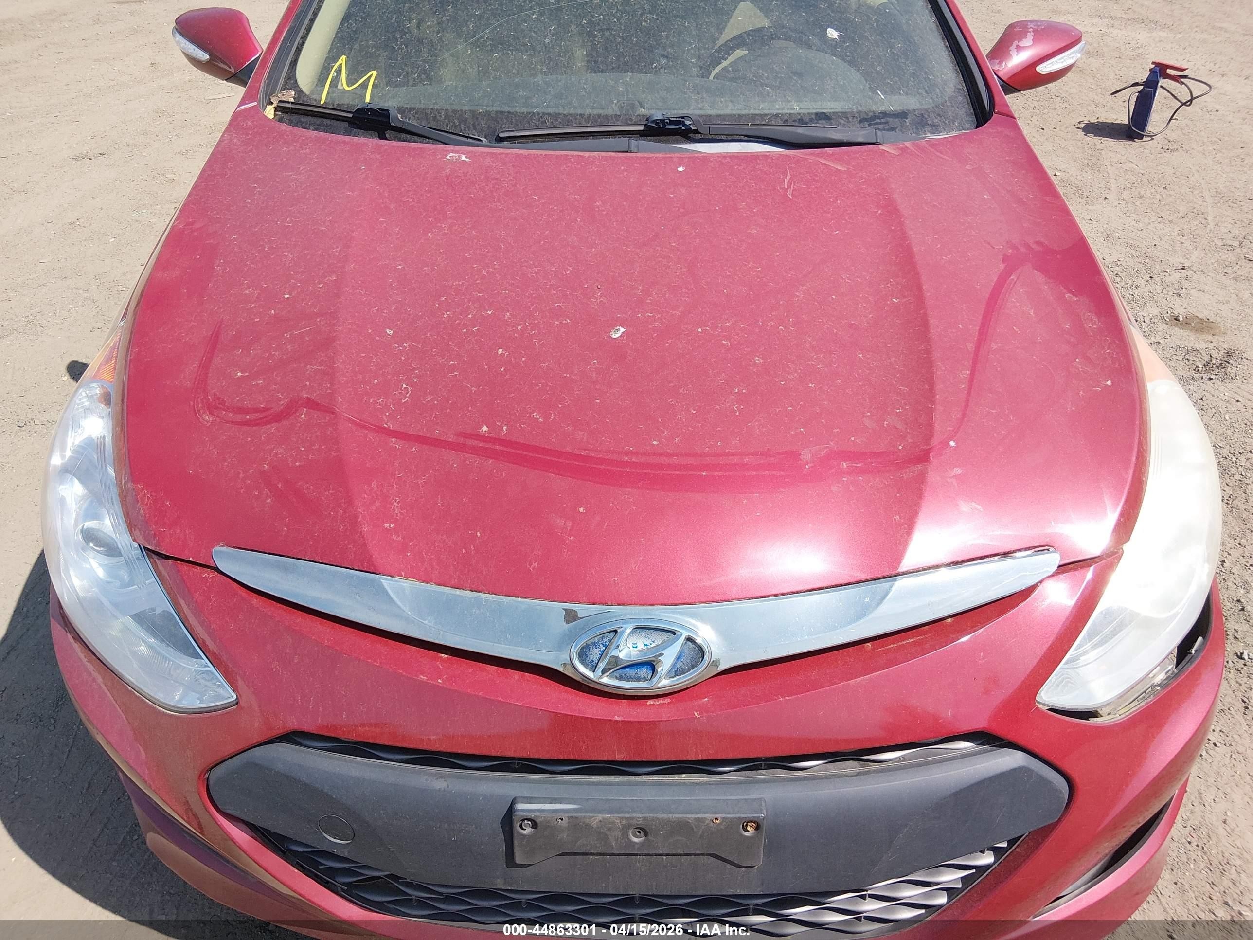 2015 Hyundai Sonata Hybrid Limited Red vin: KMHEC4A48FA122982