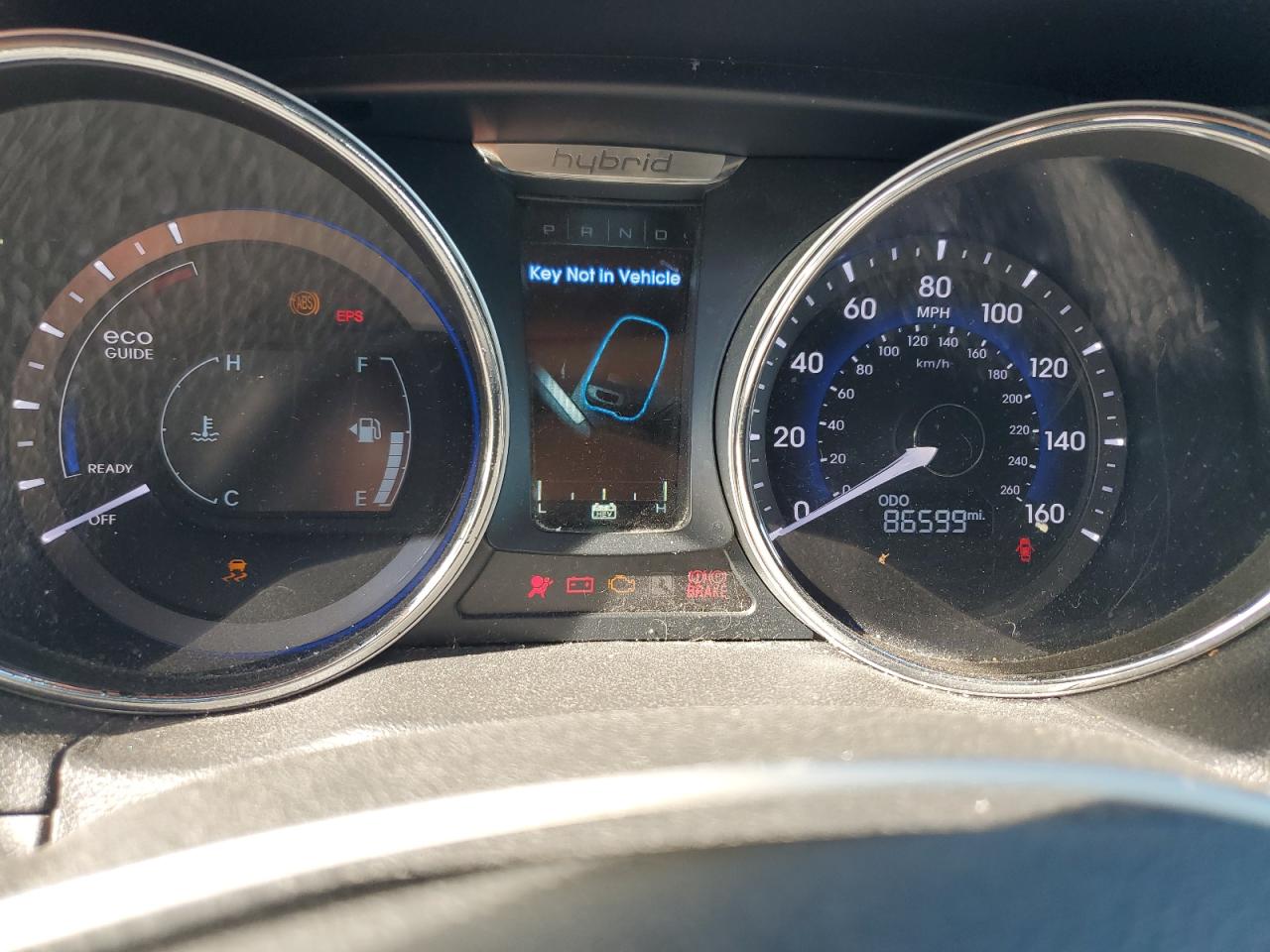 2015 Hyundai Sonata Hybrid Silver vin: KMHEC4A48FA125980