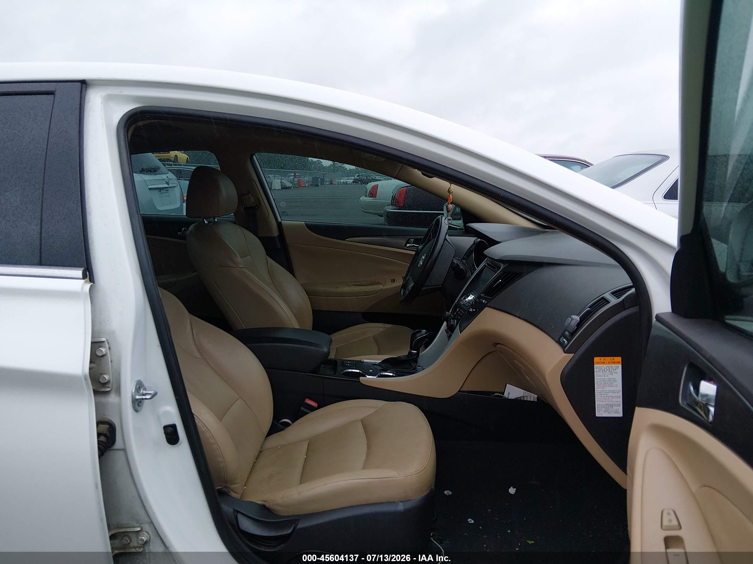 2015 Hyundai Sonata Hybrid Limited Белый vin: KMHEC4A48FA126157