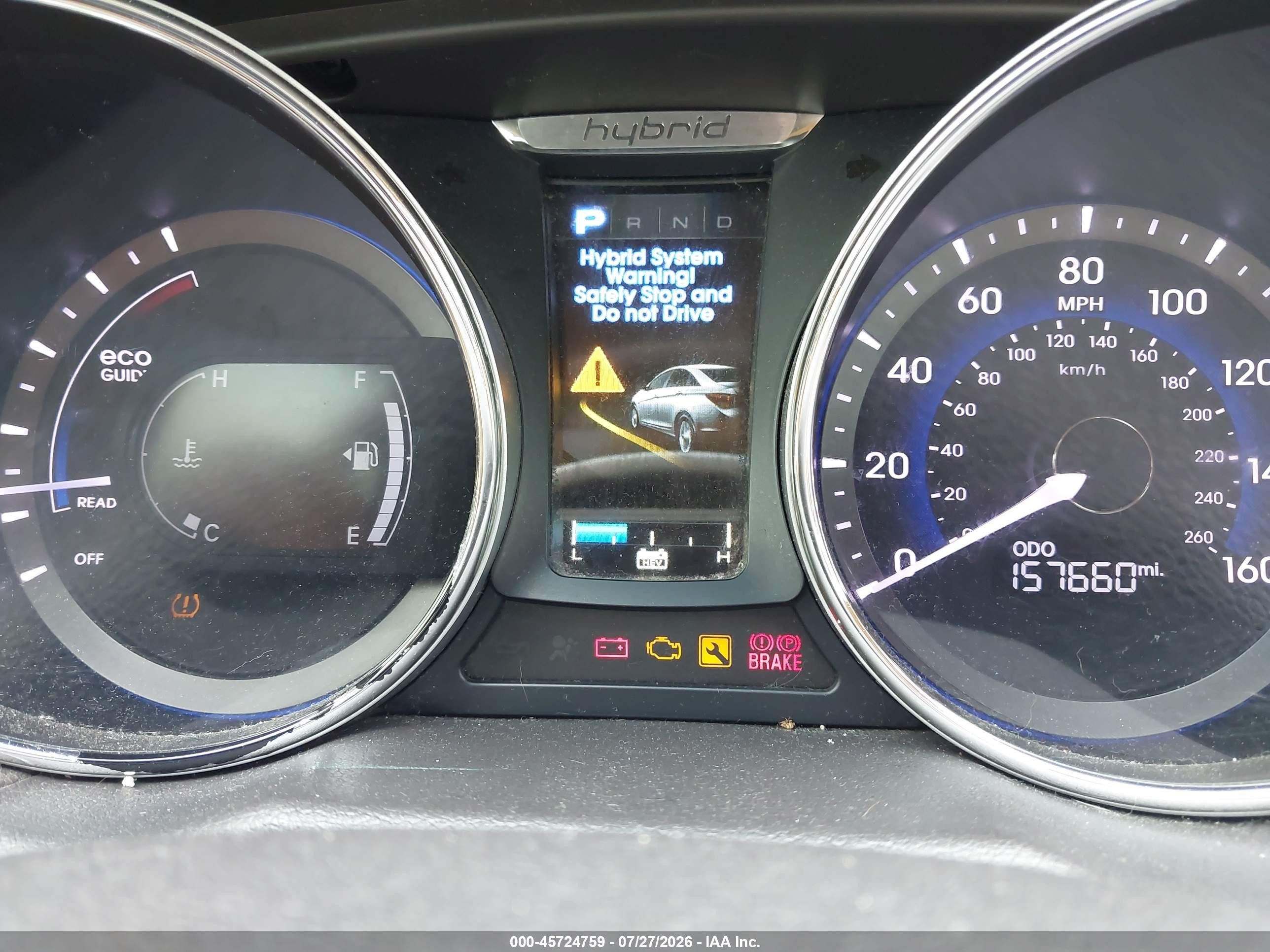 2015 Hyundai Sonata Hybrid Limited White vin: KMHEC4A48FA126157
