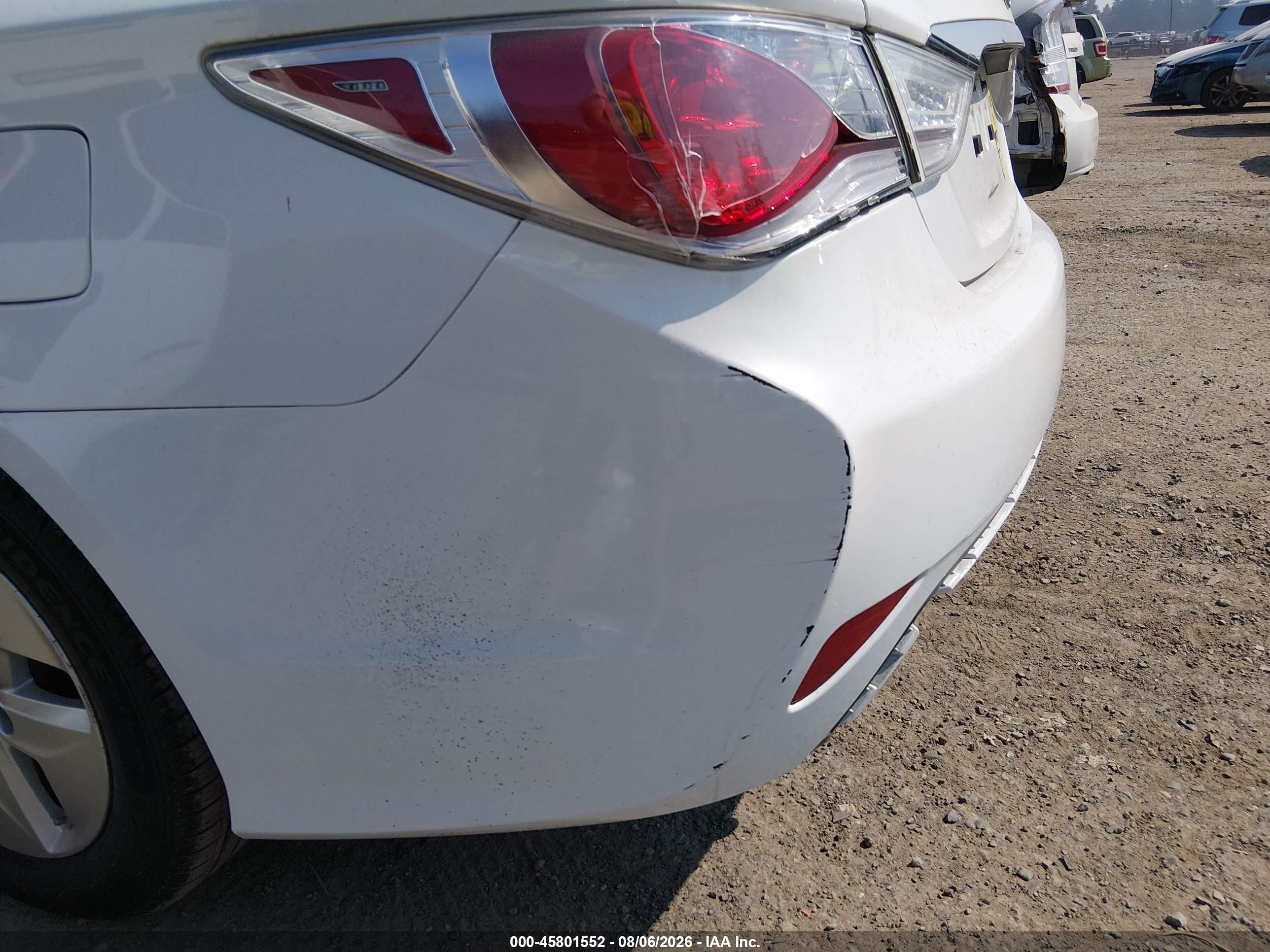 2011 Hyundai Sonata Hybrid   White vin: KMHEC4A49BA002215