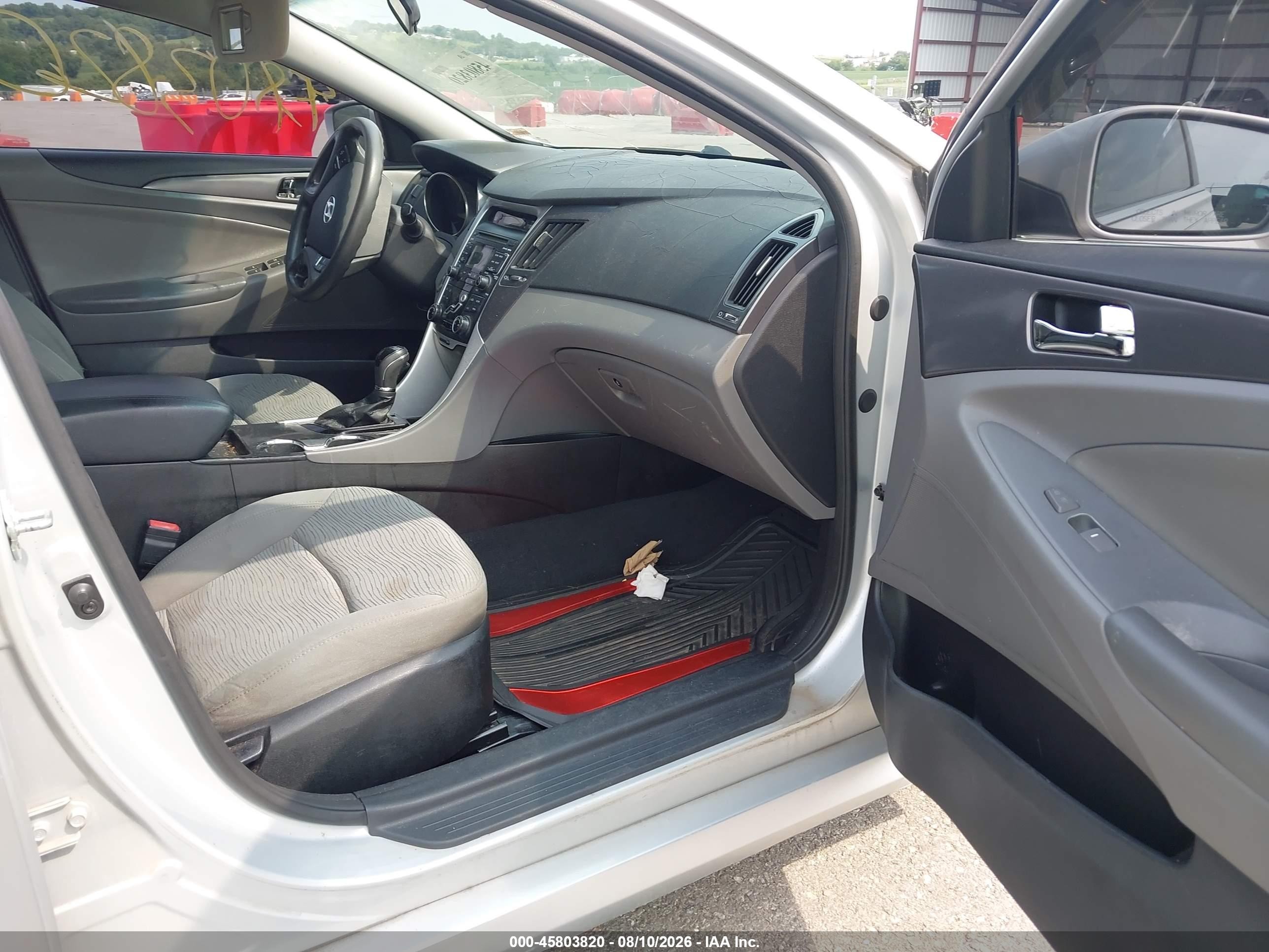 2011 Hyundai Sonata Hybrid   Gray vin: KMHEC4A49BA004563