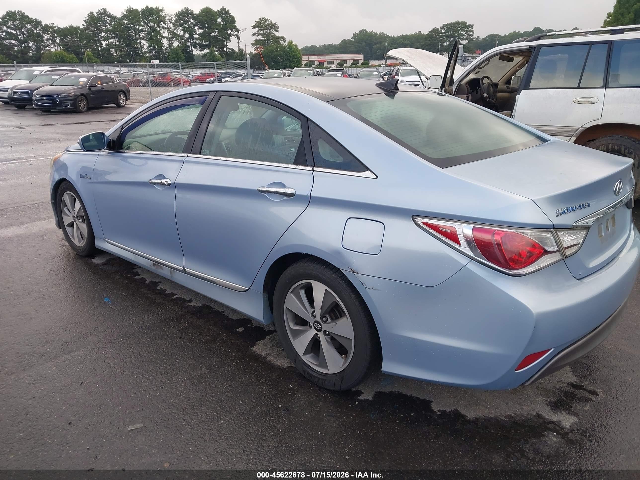 2012 Hyundai Sonata Hybrid Teal vin: KMHEC4A49CA026323