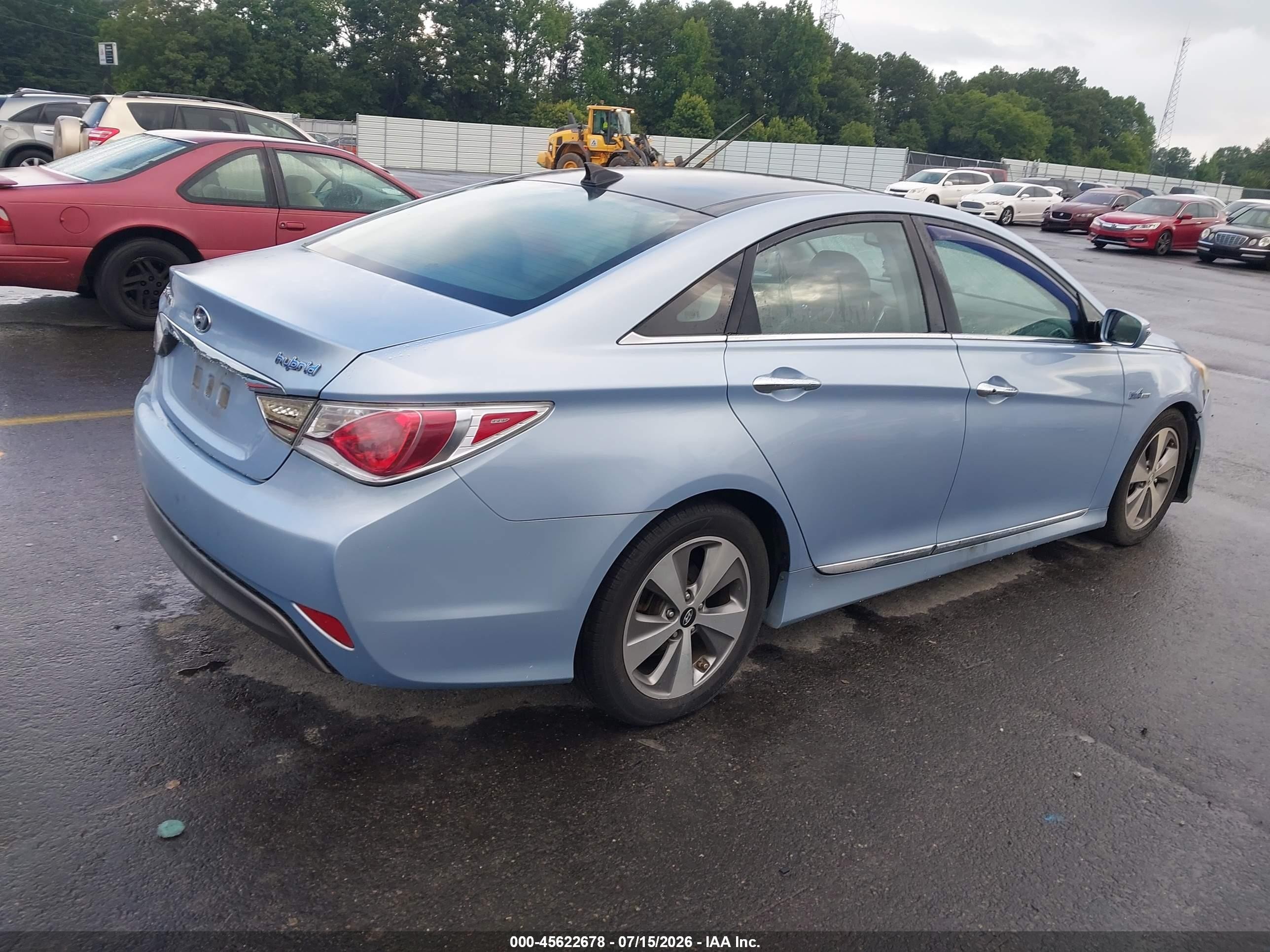 2012 Hyundai Sonata Hybrid Teal vin: KMHEC4A49CA026323