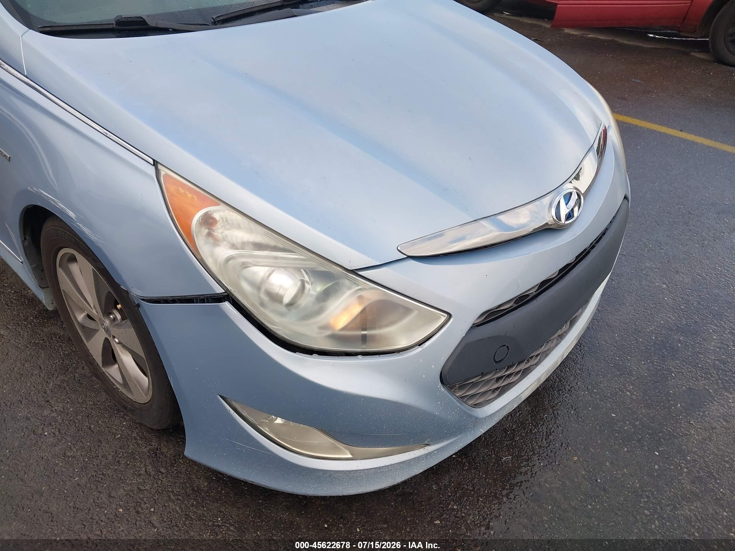 2012 Hyundai Sonata Hybrid Teal vin: KMHEC4A49CA026323